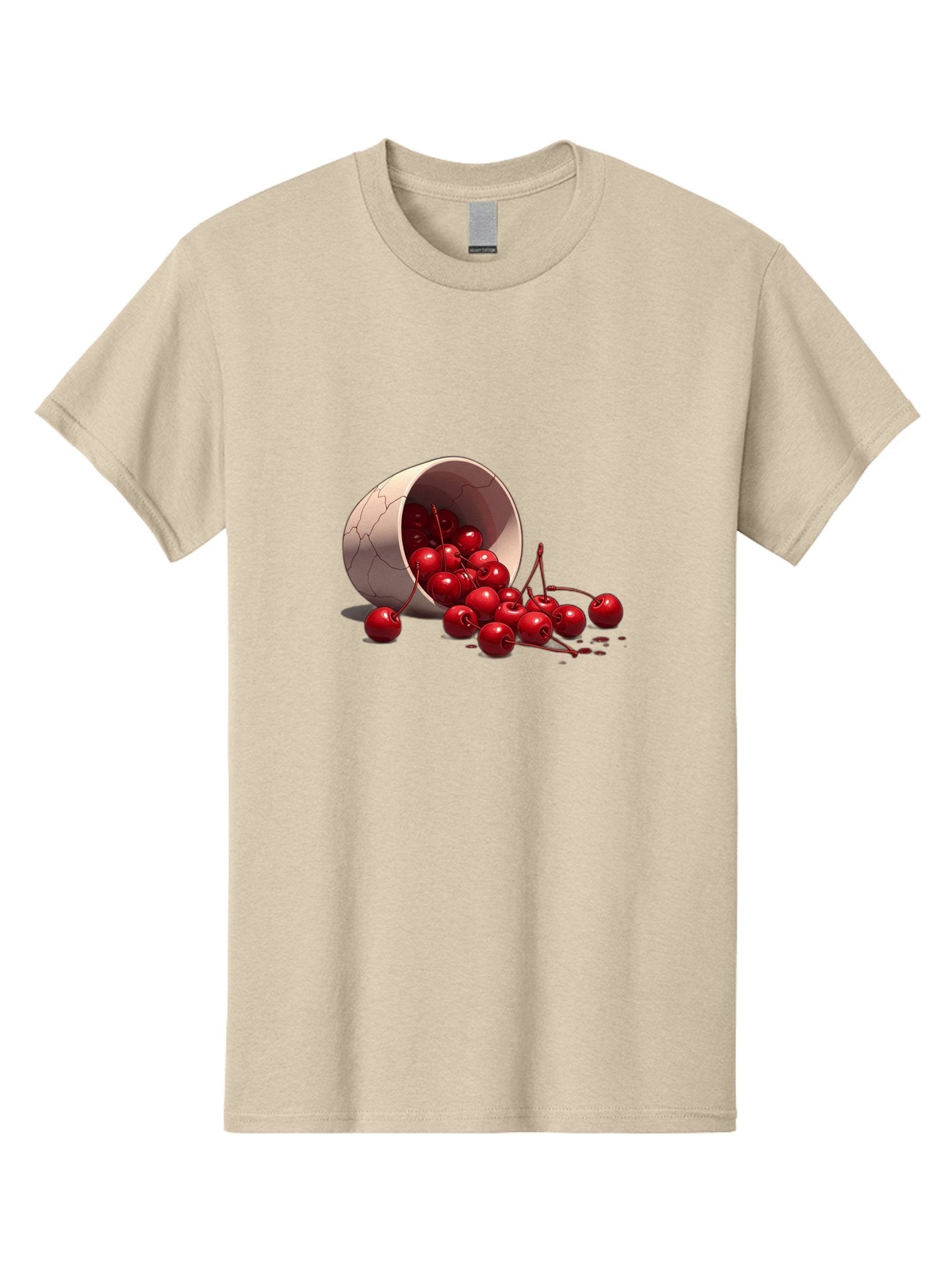 Overturned-Cup-Of-Cherries Men'S Graphic Tee, 100% Cotton, Comfortable Casual Summer Wear, Machine Washable, Vintage Camera, Old Camera, Antique Camera, Black Camera, Classic Photography, Photography Equipment, Nostalgic Device, Film Camera, Baj139