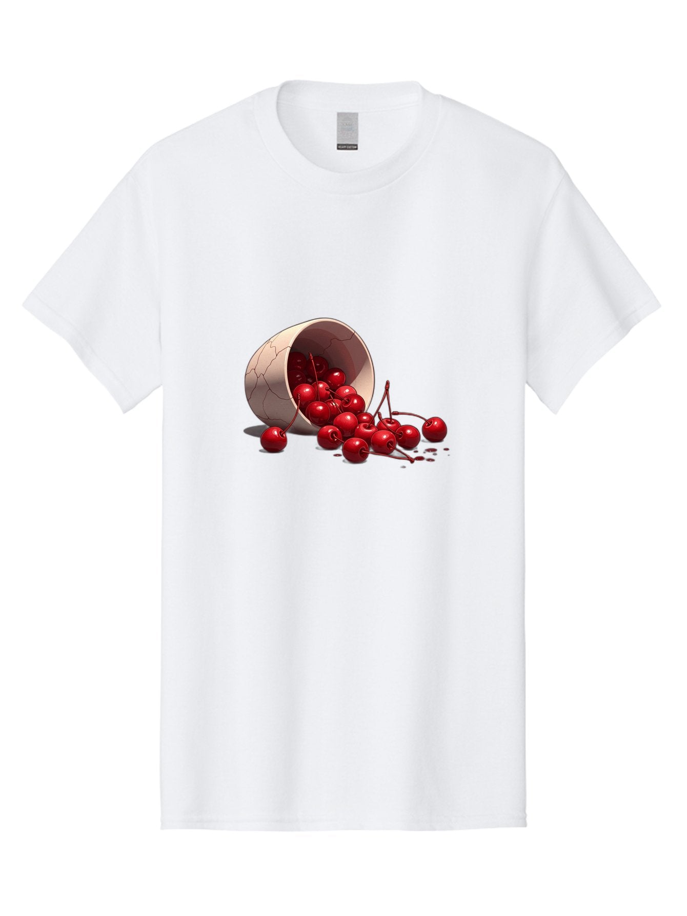 Overturned-Cup-Of-Cherries Men'S Graphic Tee, 100% Cotton, Comfortable Casual Summer Wear, Machine Washable, Vintage Camera, Old Camera, Antique Camera, Black Camera, Classic Photography, Photography Equipment, Nostalgic Device, Film Camera, Baj139 3
