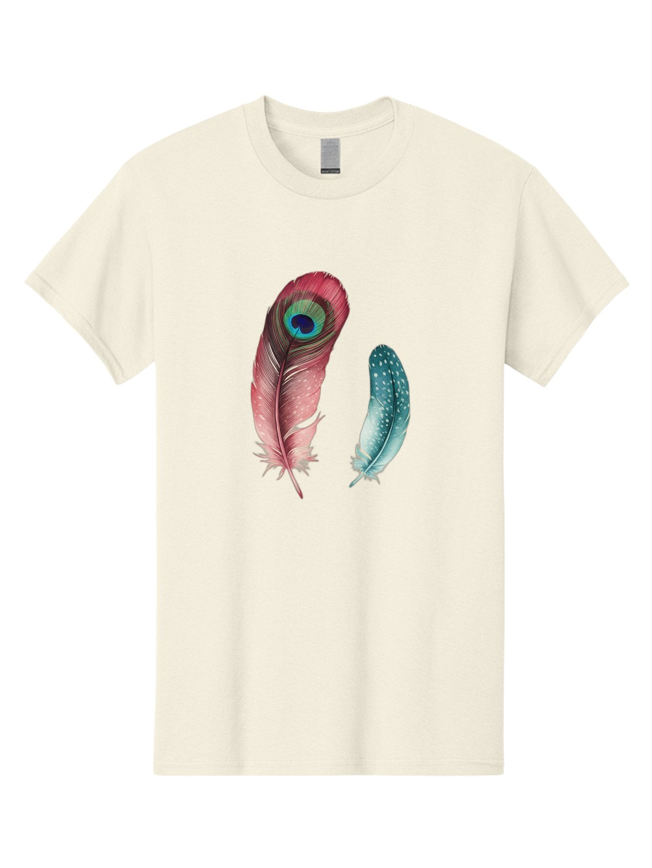Peacock-Feather-And-Blue-Feather Men'S Graphic Tee, 100% Cotton, Comfortable Casual Summer Wear, Machine Washable, Vintage Camera, Old Camera, Antique Camera, Black Camera, Classic Photography, Photography Equipment, Nostalgic Device, Baj149 3