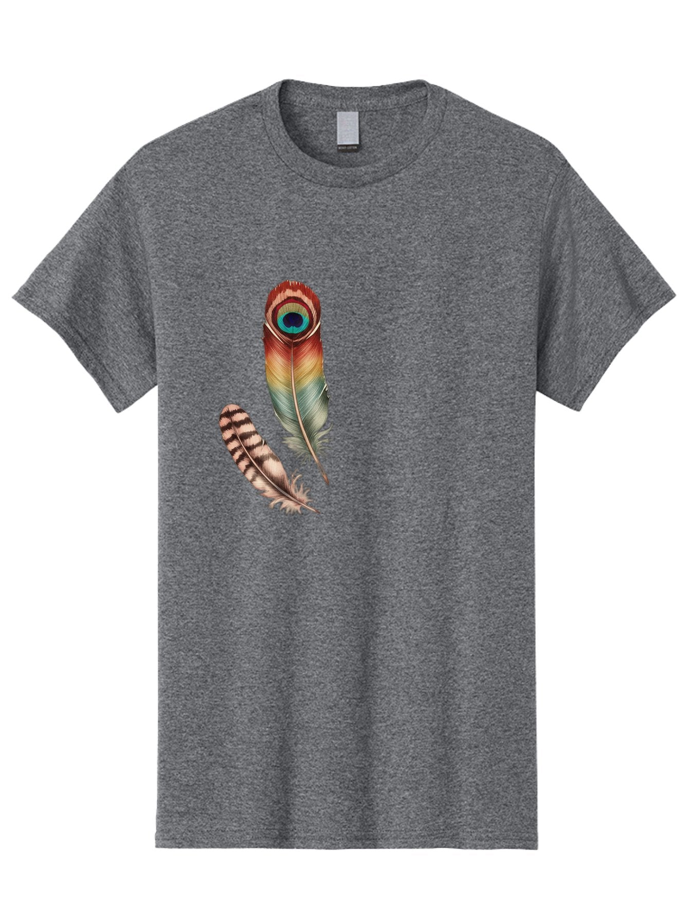 Peacock-Feather Men'S Graphic Tee, 100% Cotton, Comfortable Casual Summer Wear, Machine Washable, Vintage Camera, Old Camera, Antique Camera, Black Camera, Classic Photography, Photography Equipment, Nostalgic Device, Film Camera, Camera Art Baj150