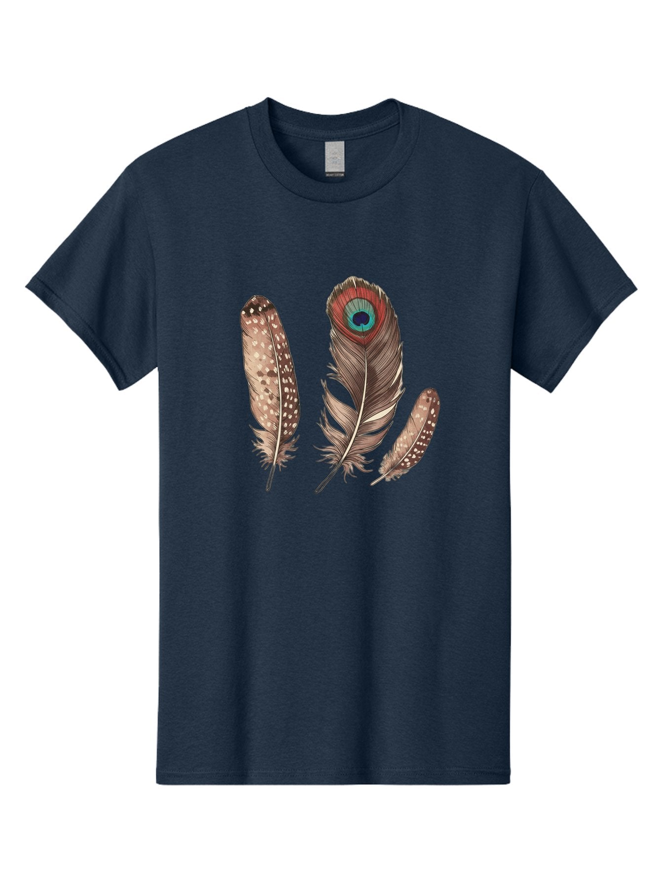 Peacock-Feathers-1 Men'S Graphic Tee, 100% Cotton, Comfortable Casual Summer Wear, Machine Washable, Vintage Camera, Old Camera, Antique Camera, Black Camera, Classic Photography, Photography Equipment, Nostalgic Device, Film Camera, Baj151 6