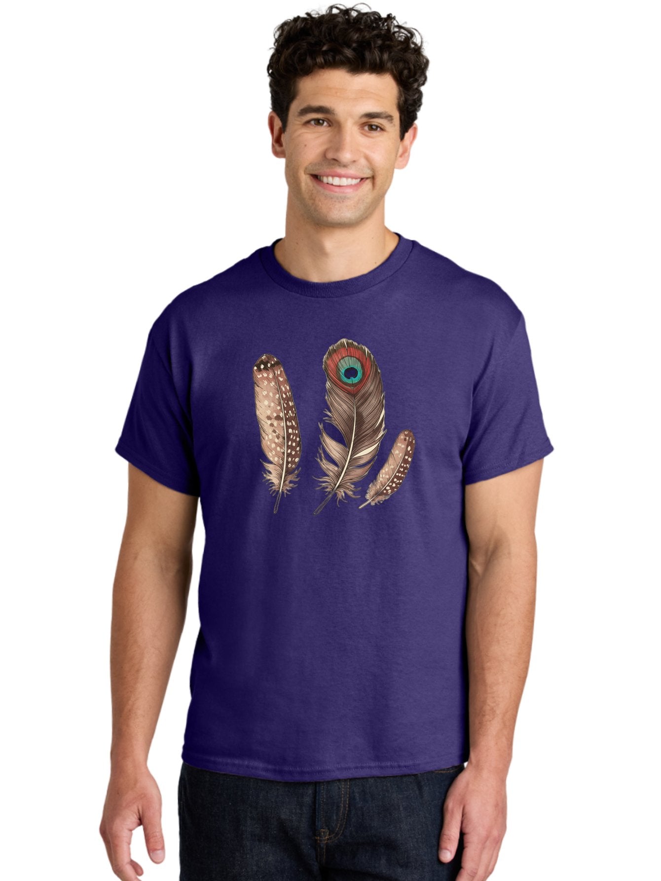 Peacock-Feathers-1 Men'S Graphic Tee, 100% Cotton, Comfortable Casual Summer Wear, Machine Washable, Vintage Camera, Old Camera, Antique Camera, Black Camera, Classic Photography, Photography Equipment, Nostalgic Device, Film Camera, Baj151 18