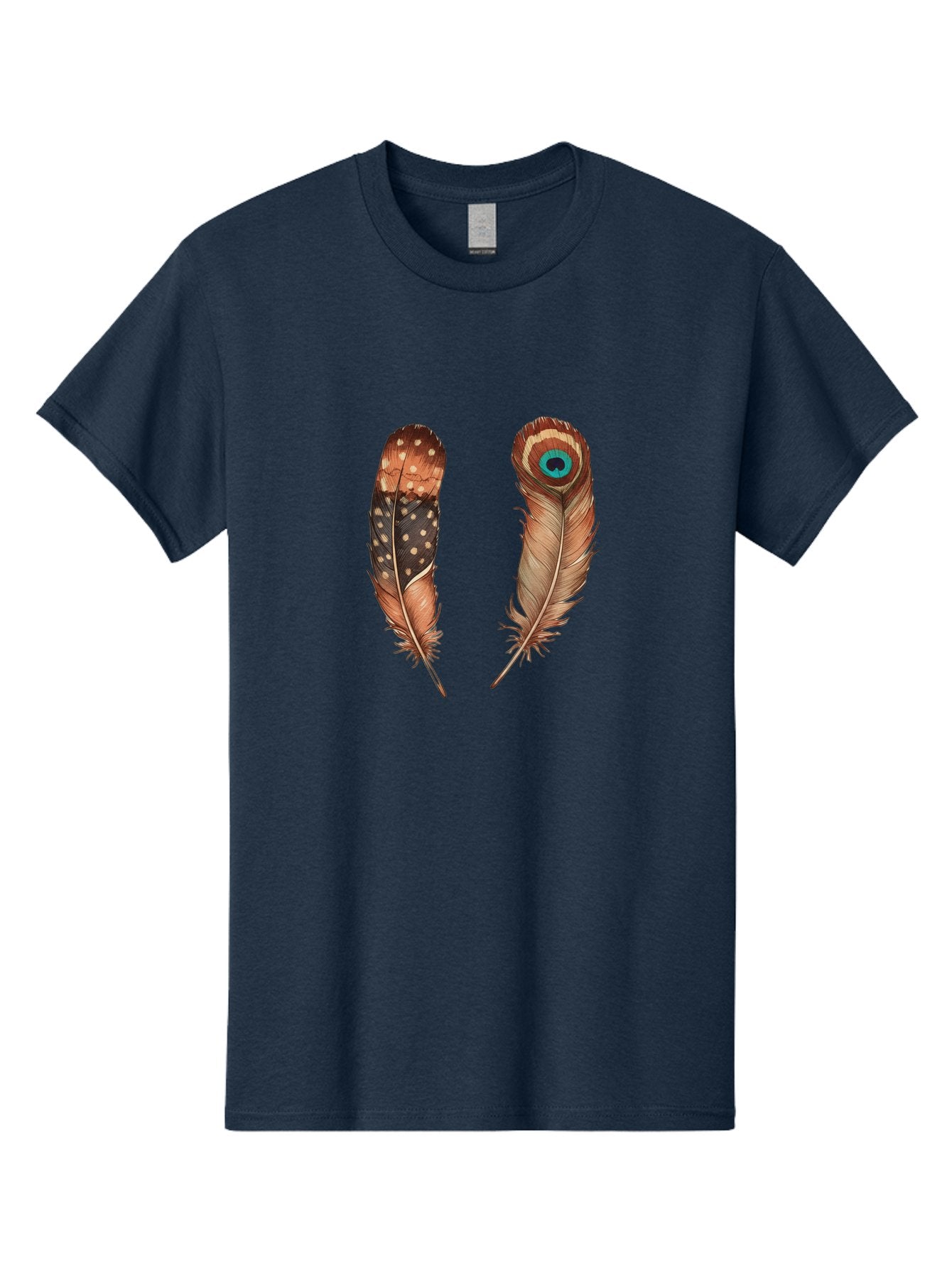 Peacock-Feathers-2 Men'S Graphic Tee, 100% Cotton, Comfortable Casual Summer Wear, Machine Washable, Vintage Camera, Old Camera, Antique Camera, Black Camera, Classic Photography, Photography Equipment, Nostalgic Device, Film Camera, Baj152 3