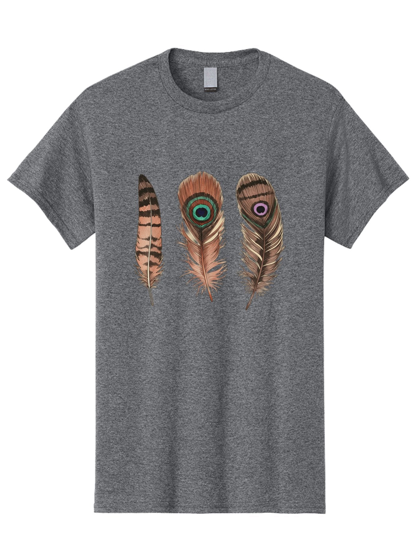 Peacock-Feathers-3 Men'S Graphic Tee, 100% Cotton, Comfortable Casual Summer Wear, Machine Washable, Vintage Camera, Old Camera, Antique Camera, Black Camera, Classic Photography, Photography Equipment, Nostalgic Device, Film Camera, Baj153 10
