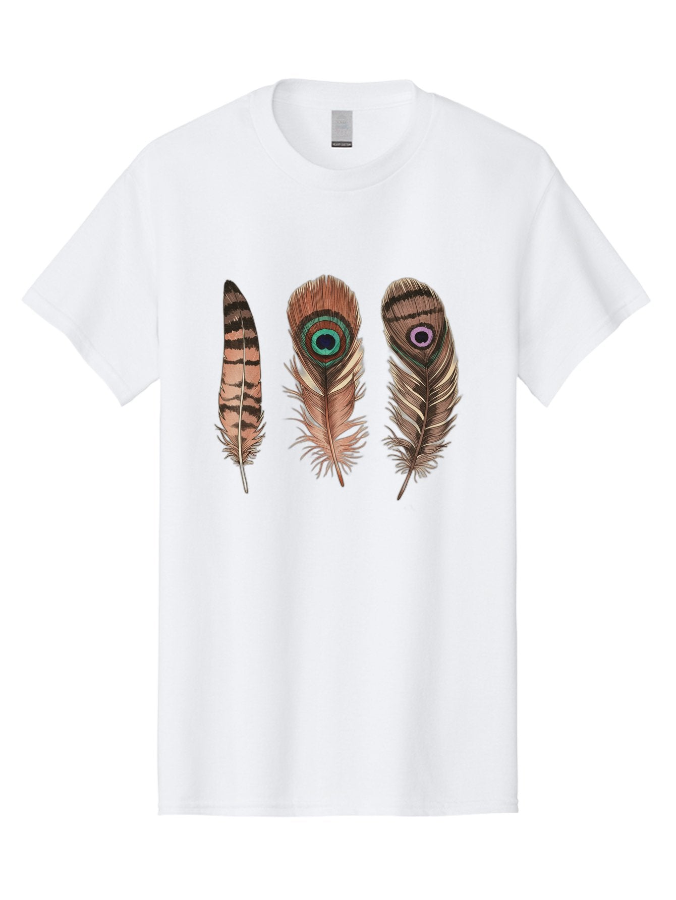 Peacock-Feathers-3 Men'S Graphic Tee, 100% Cotton, Comfortable Casual Summer Wear, Machine Washable, Vintage Camera, Old Camera, Antique Camera, Black Camera, Classic Photography, Photography Equipment, Nostalgic Device, Film Camera, Baj153 7