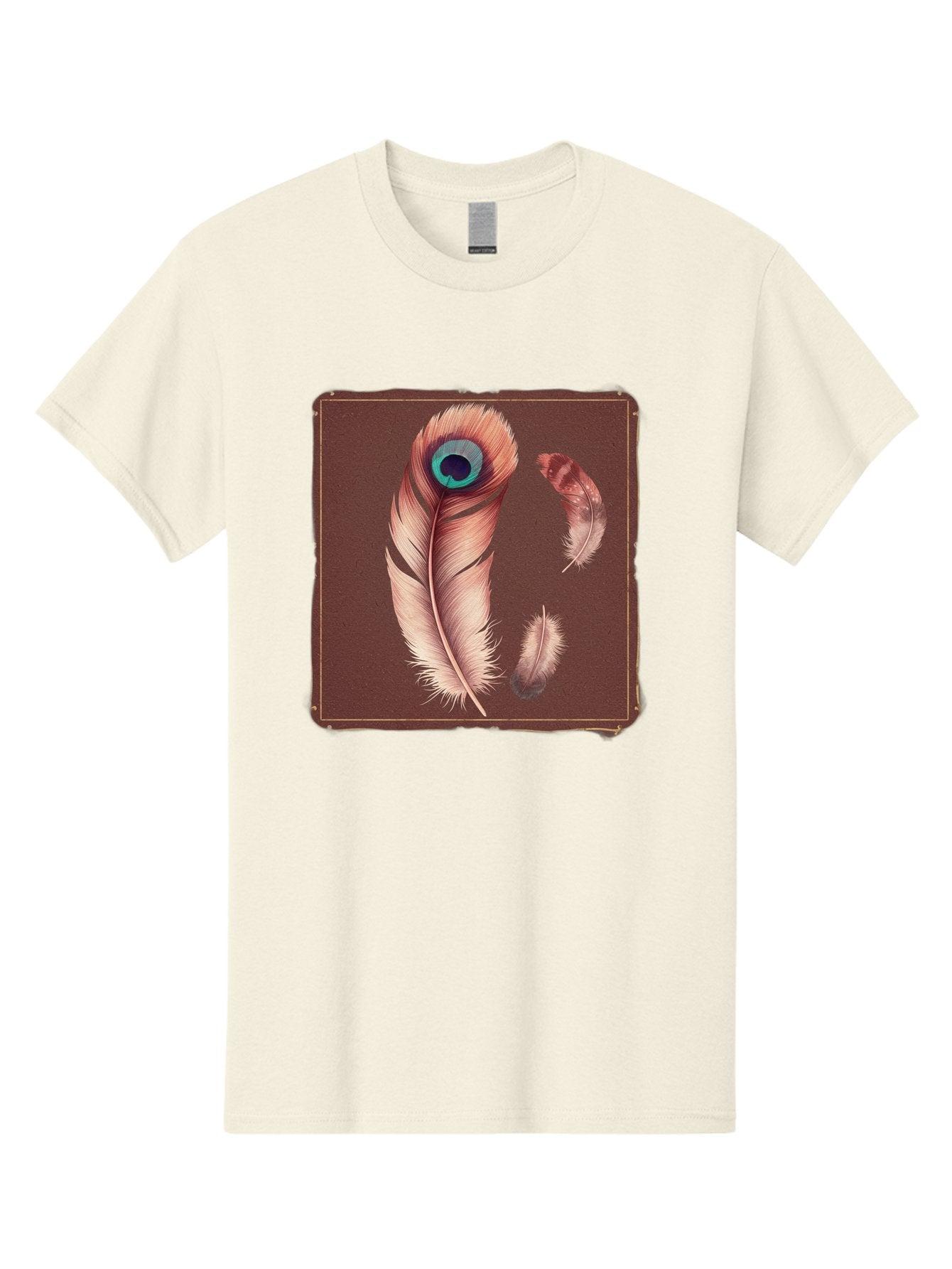 Peacock-Feathers-5 Men'S Graphic Tee, 100% Cotton, Comfortable Casual Summer Wear, Machine Washable, Vintage Camera, Old Camera, Antique Camera, Black Camera, Classic Photography, Photography Equipment, Nostalgic Device, Film Camera, Baj155