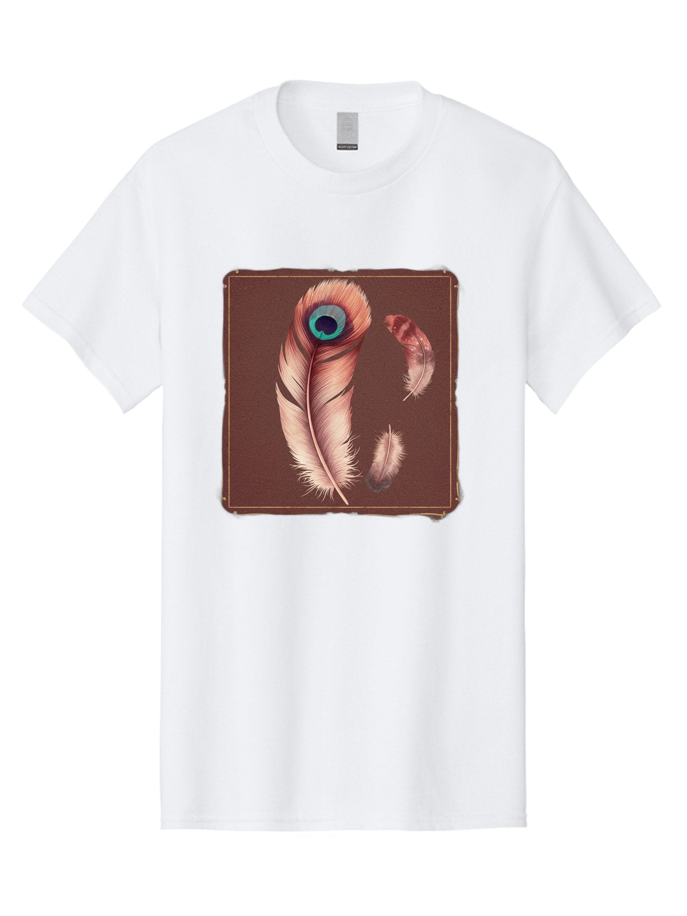 Peacock-Feathers-5 Men'S Graphic Tee, 100% Cotton, Comfortable Casual Summer Wear, Machine Washable, Vintage Camera, Old Camera, Antique Camera, Black Camera, Classic Photography, Photography Equipment, Nostalgic Device, Film Camera, Baj155 9