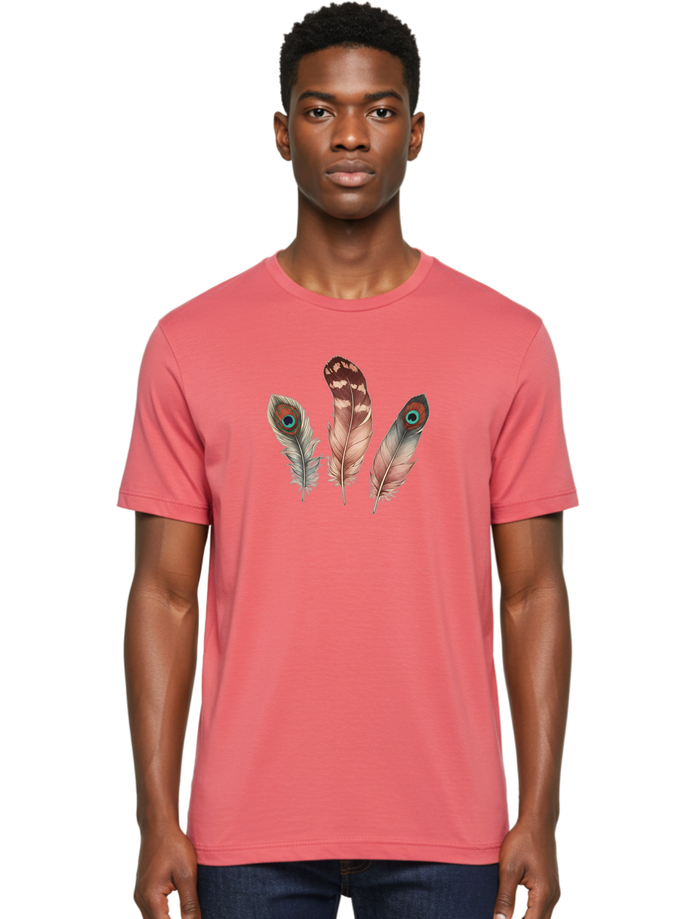 Peacock-Feathers Men'S Graphic Tee, 100% Cotton, Comfortable Casual Summer Wear, Machine Washable, Vintage Camera, Old Camera, Antique Camera, Black Camera, Classic Photography, Photography Equipment, Nostalgic Device, Film Camera, Camera Art Baj156 27