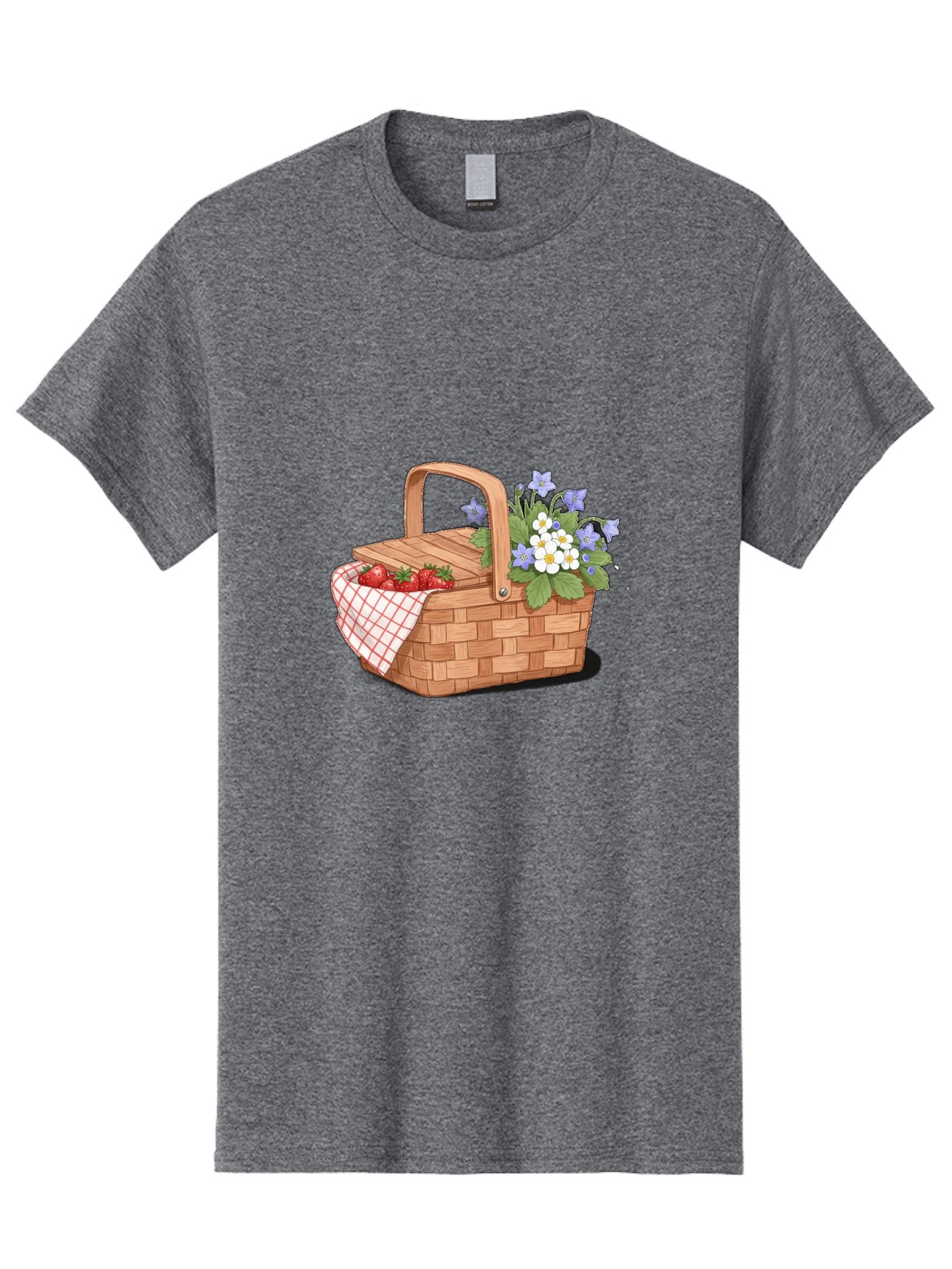 Picnic-Basket-1 Men'S Graphic Tee, 100% Cotton, Comfortable Casual Summer Wear, Machine Washable, Vintage Camera, Old Camera, Antique Camera, Black Camera, Classic Photography, Photography Equipment, Nostalgic Device, Film Camera, Camera Art Baj160 15