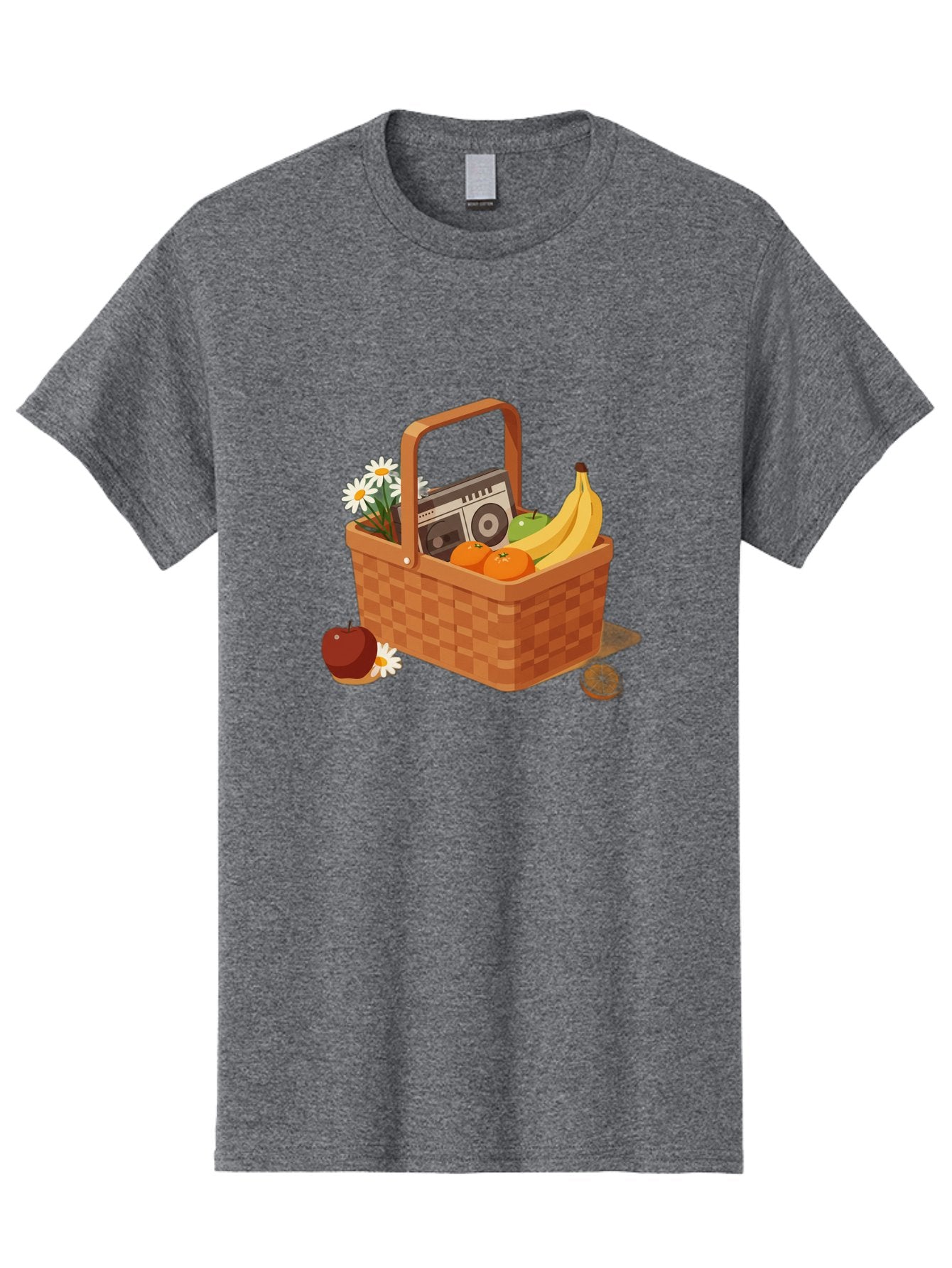 Picnic-Basket-2 Men'S Graphic Tee, 100% Cotton, Comfortable Casual Summer Wear, Machine Washable, Vintage Camera, Old Camera, Antique Camera, Black Camera, Classic Photography, Photography Equipment, Nostalgic Device, Film Camera, Camera Art Baj161 7