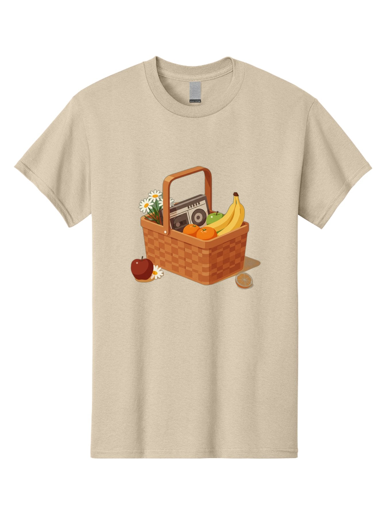 Picnic-Basket-2 Men'S Graphic Tee, 100% Cotton, Comfortable Casual Summer Wear, Machine Washable, Vintage Camera, Old Camera, Antique Camera, Black Camera, Classic Photography, Photography Equipment, Nostalgic Device, Film Camera, Camera Art Baj161 6