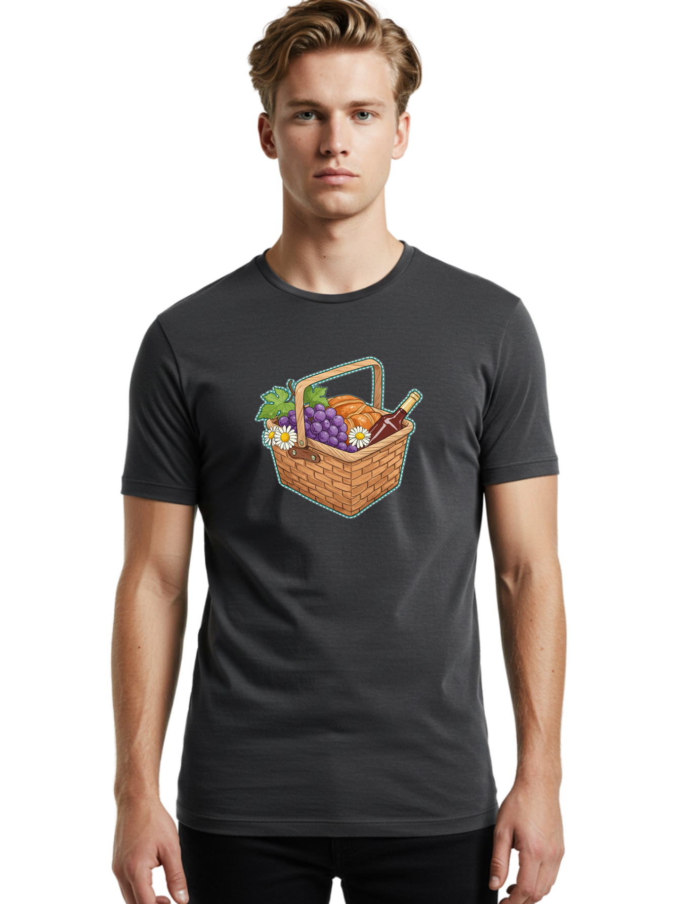 Picnic-Basket Men'S Graphic Tee, 100% Cotton, Comfortable Casual Summer Wear, Machine Washable, Vintage Camera, Old Camera, Antique Camera, Black Camera, Classic Photography, Photography Equipment, Nostalgic Device, Film Camera, Camera Art Baj162 28