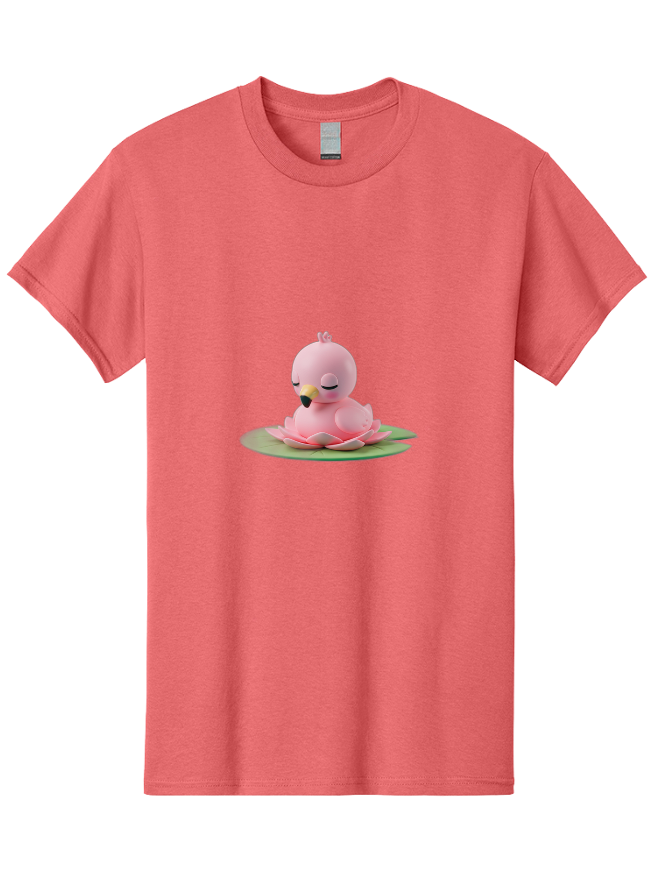 Pink-Bird-On-Lotus-1 Men'S Graphic Tee, 100% Cotton, Comfortable Casual Summer Wear, Machine Washable, Vintage Camera, Old Camera, Antique Camera, Black Camera, Classic Photography, Photography Equipment, Nostalgic Device, Film Camera, Baj164 10