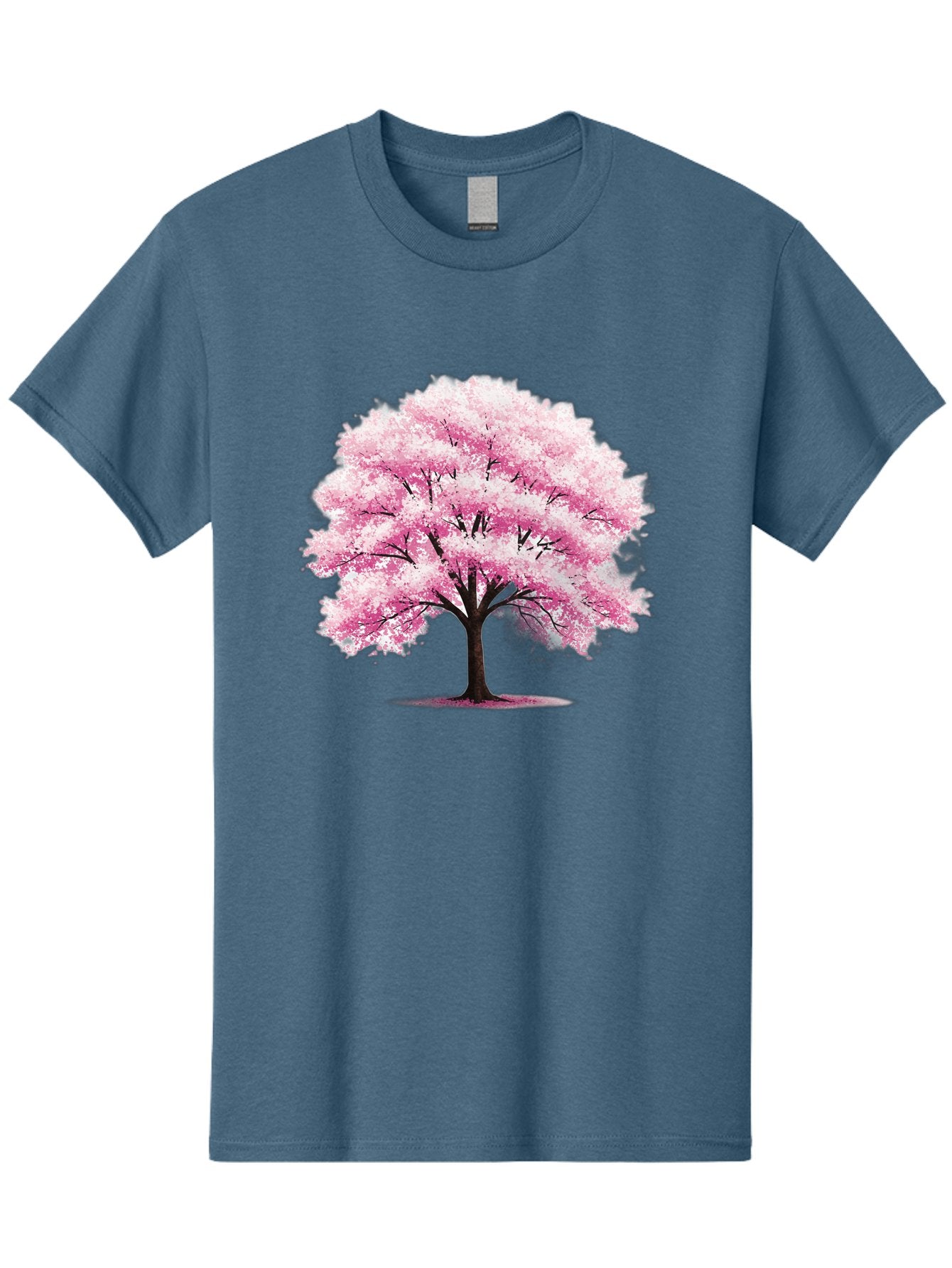 Pink-Cherry-Blossom-Tree-1 Men'S Graphic Tee, 100% Cotton, Comfortable Casual Summer Wear, Machine Washable, Vintage Camera, Old Camera, Antique Camera, Black Camera, Classic Photography, Photography Equipment, Nostalgic Device, Film Camera, Baj166