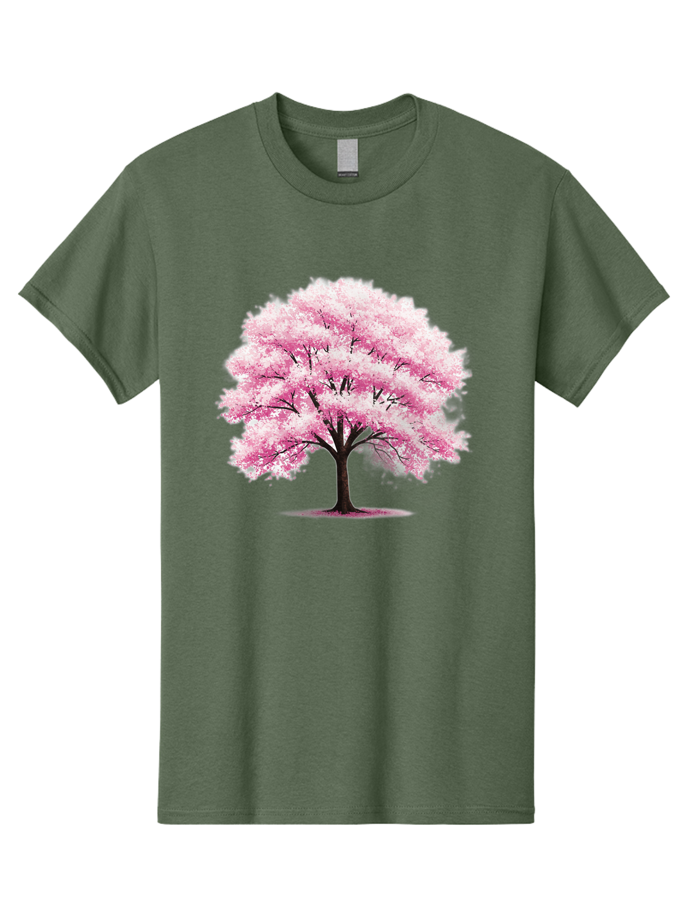 Pink-Cherry-Blossom-Tree-1 Men'S Graphic Tee, 100% Cotton, Comfortable Casual Summer Wear, Machine Washable, Vintage Camera, Old Camera, Antique Camera, Black Camera, Classic Photography, Photography Equipment, Nostalgic Device, Film Camera, Baj166 13