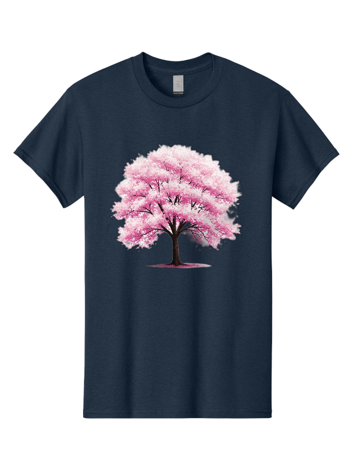 Pink-Cherry-Blossom-Tree-1 Men'S Graphic Tee, 100% Cotton, Comfortable Casual Summer Wear, Machine Washable, Vintage Camera, Old Camera, Antique Camera, Black Camera, Classic Photography, Photography Equipment, Nostalgic Device, Film Camera, Baj166 13