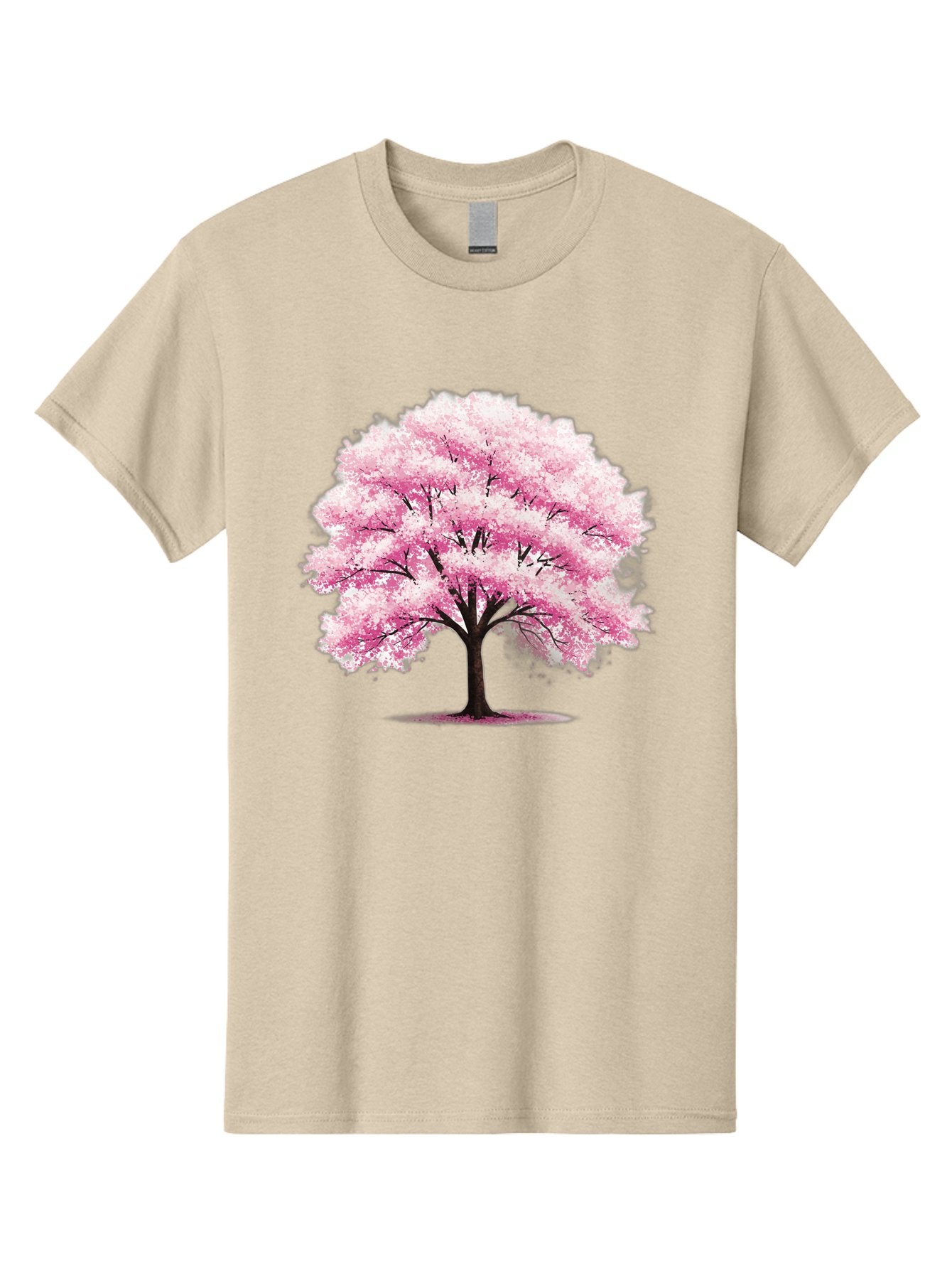 Pink-Cherry-Blossom-Tree-1 Men'S Graphic Tee, 100% Cotton, Comfortable Casual Summer Wear, Machine Washable, Vintage Camera, Old Camera, Antique Camera, Black Camera, Classic Photography, Photography Equipment, Nostalgic Device, Film Camera, Baj166