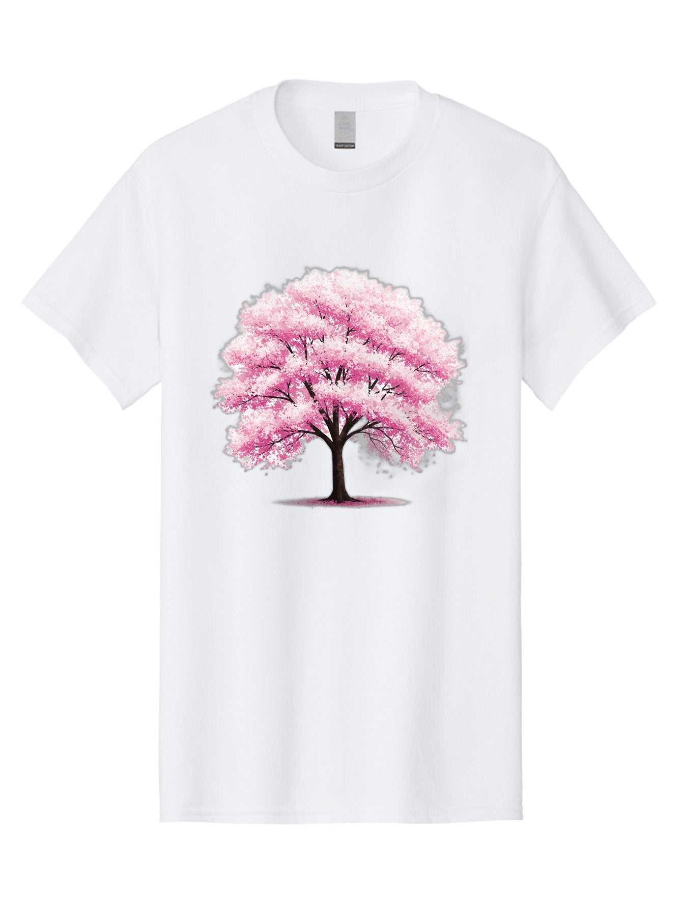 Pink-Cherry-Blossom-Tree-1 Men'S Graphic Tee, 100% Cotton, Comfortable Casual Summer Wear, Machine Washable, Vintage Camera, Old Camera, Antique Camera, Black Camera, Classic Photography, Photography Equipment, Nostalgic Device, Film Camera, Baj166 5