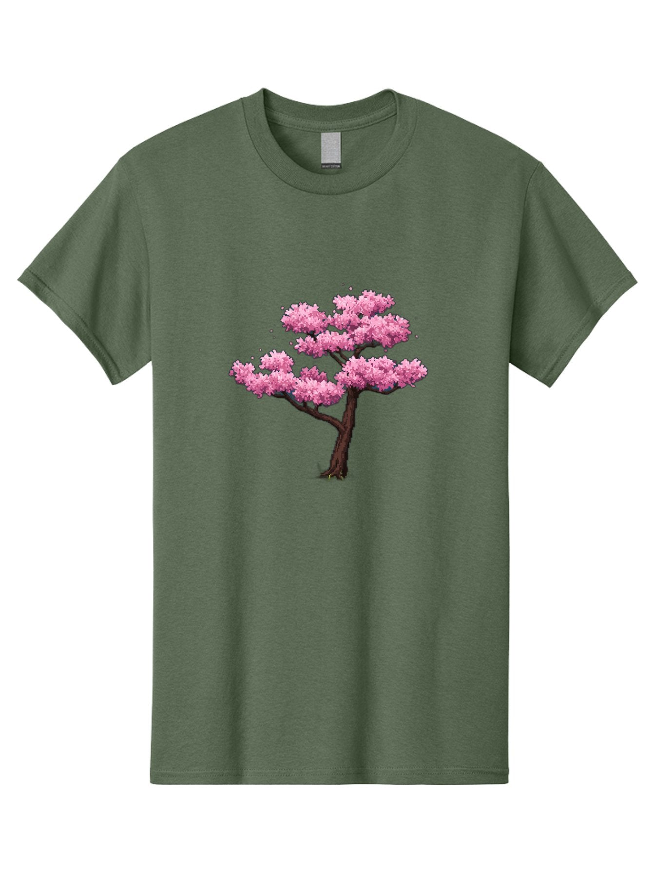Pink-Cherry-Blossom-Tree-2 Men'S Graphic Tee, 100% Cotton, Comfortable Casual Summer Wear, Machine Washable, Vintage Camera, Old Camera, Antique Camera, Black Camera, Classic Photography, Photography Equipment, Nostalgic Device, Film Camera, Baj167
