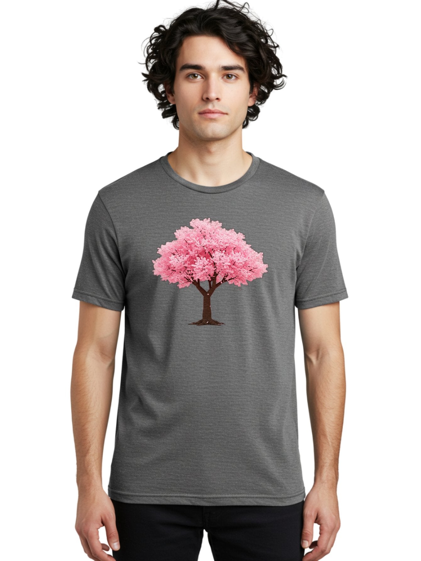 Pink-Cherry-Blossom-Tree Men'S Graphic Tee, 100% Cotton, Comfortable Casual Summer Wear, Machine Washable, Vintage Camera, Old Camera, Antique Camera, Black Camera, Classic Photography, Photography Equipment, Nostalgic Device, Film Camera, Baj168 16
