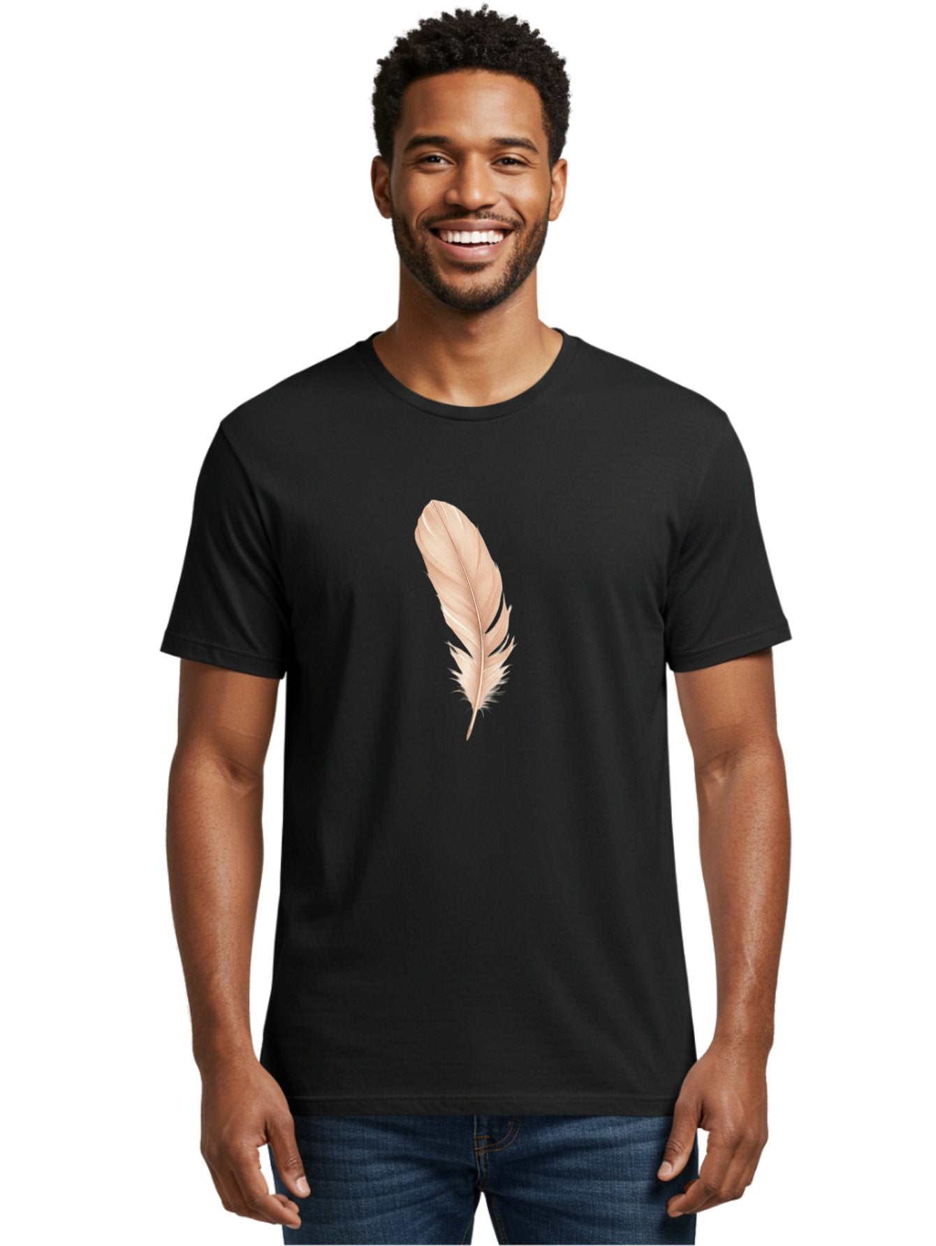 Pink-Feather-1 Men'S Graphic Tee, 100% Cotton, Comfortable Casual Summer Wear, Machine Washable, Vintage Camera, Old Camera, Antique Camera, Black Camera, Classic Photography, Photography Equipment, Nostalgic Device, Film Camera, Camera Art Baj171 22