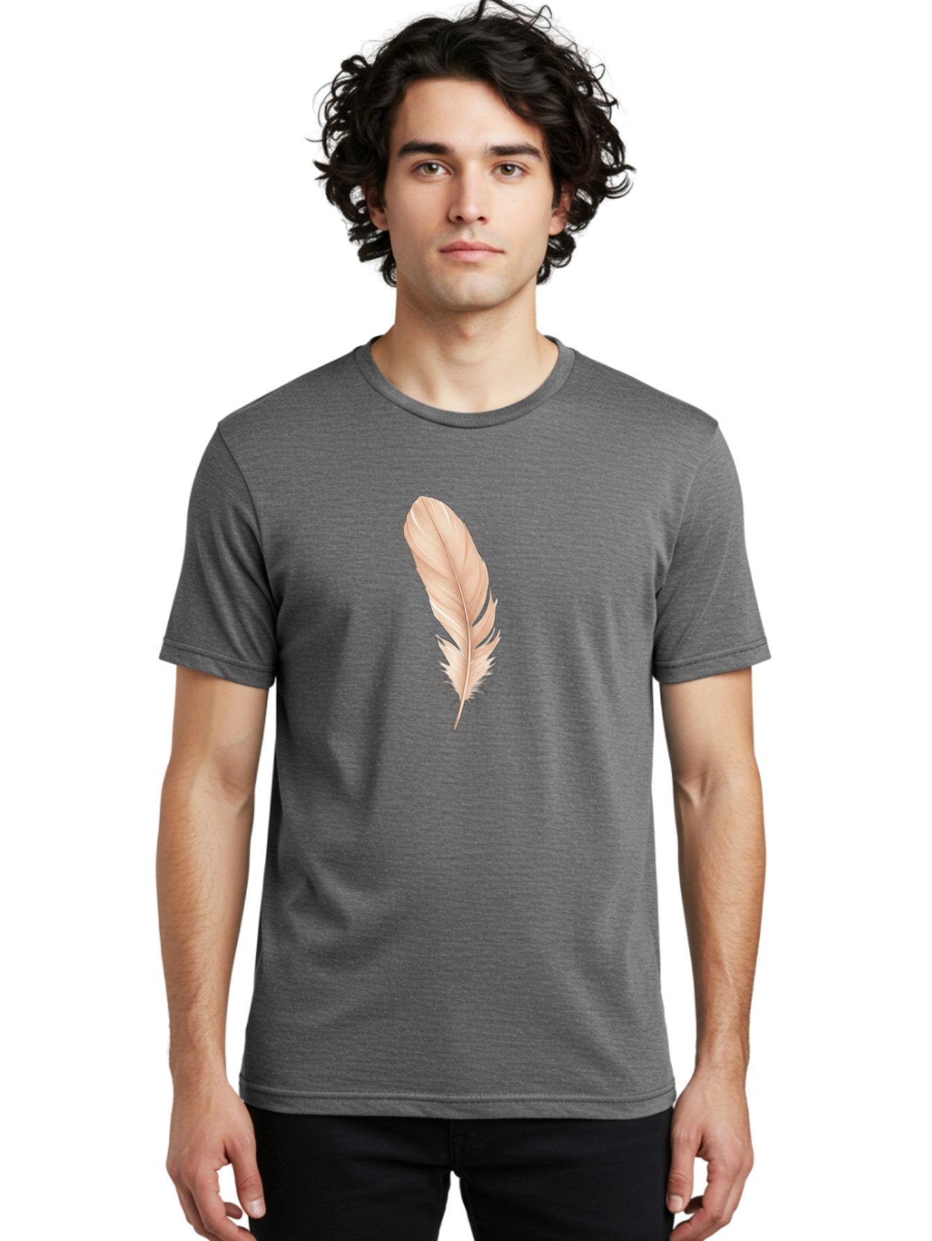 Pink-Feather-1 Men'S Graphic Tee, 100% Cotton, Comfortable Casual Summer Wear, Machine Washable, Vintage Camera, Old Camera, Antique Camera, Black Camera, Classic Photography, Photography Equipment, Nostalgic Device, Film Camera, Camera Art Baj171 28