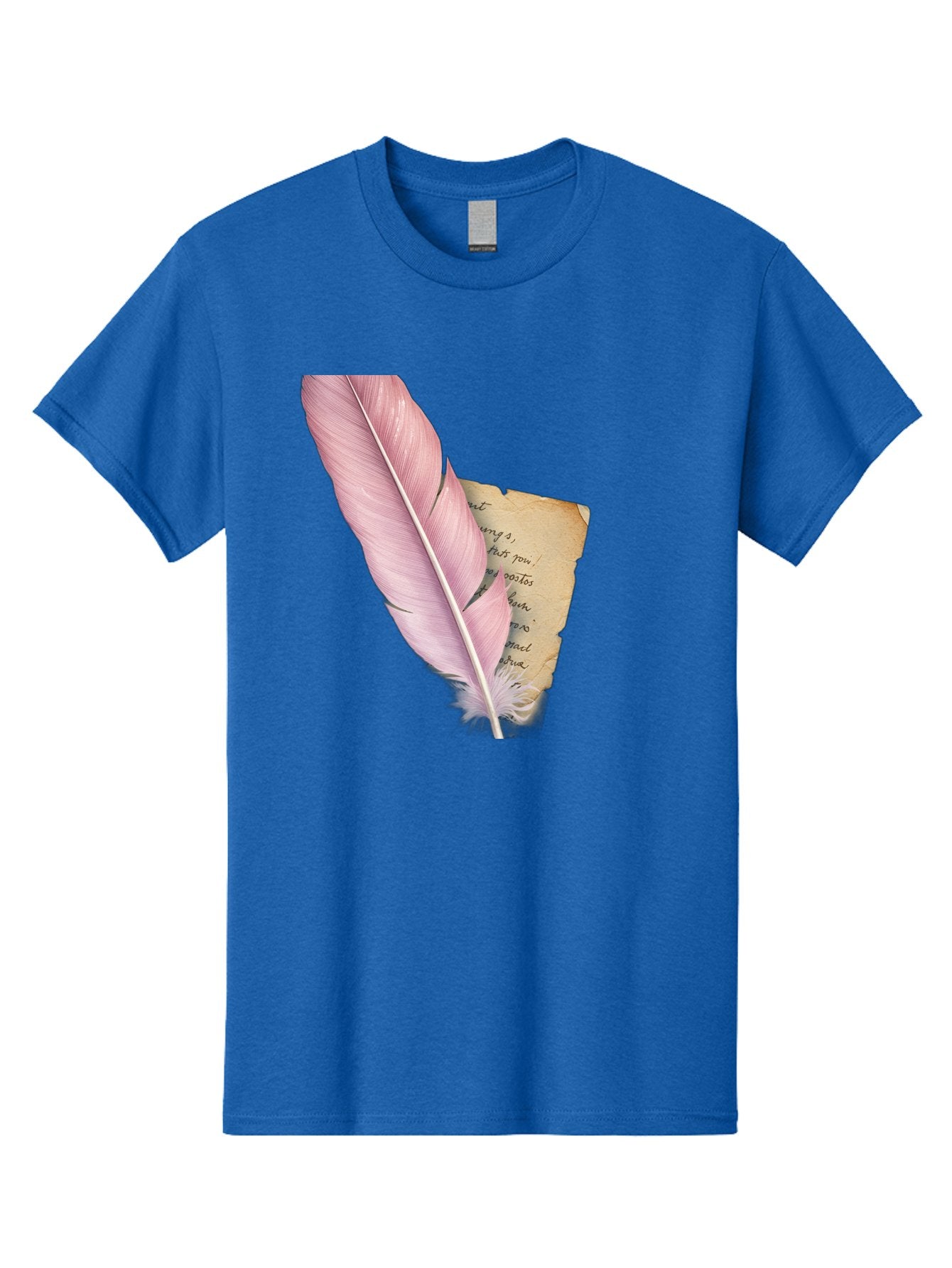 Pink-Feather-Quill-Pen Men'S Graphic Tee, 100% Cotton, Comfortable Casual Summer Wear, Machine Washable, Vintage Camera, Old Camera, Antique Camera, Black Camera, Classic Photography, Photography Equipment, Nostalgic Device, Film Camera, Baj173 11