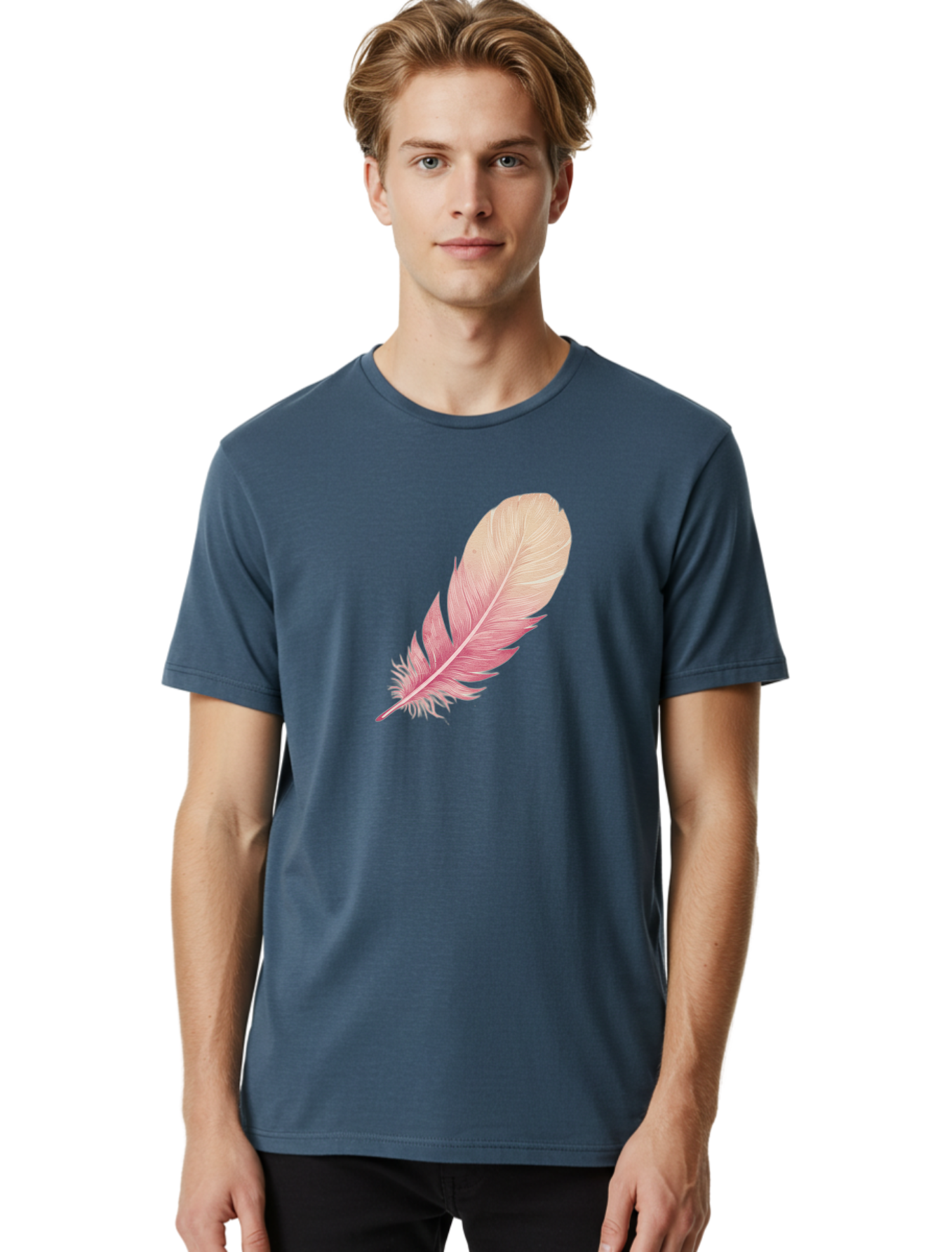 Pink-Feather Men'S Graphic Tee, 100% Cotton, Comfortable Casual Summer Wear, Machine Washable, Vintage Camera, Old Camera, Antique Camera, Black Camera, Classic Photography, Photography Equipment, Nostalgic Device, Film Camera, Camera Art Baj174 30