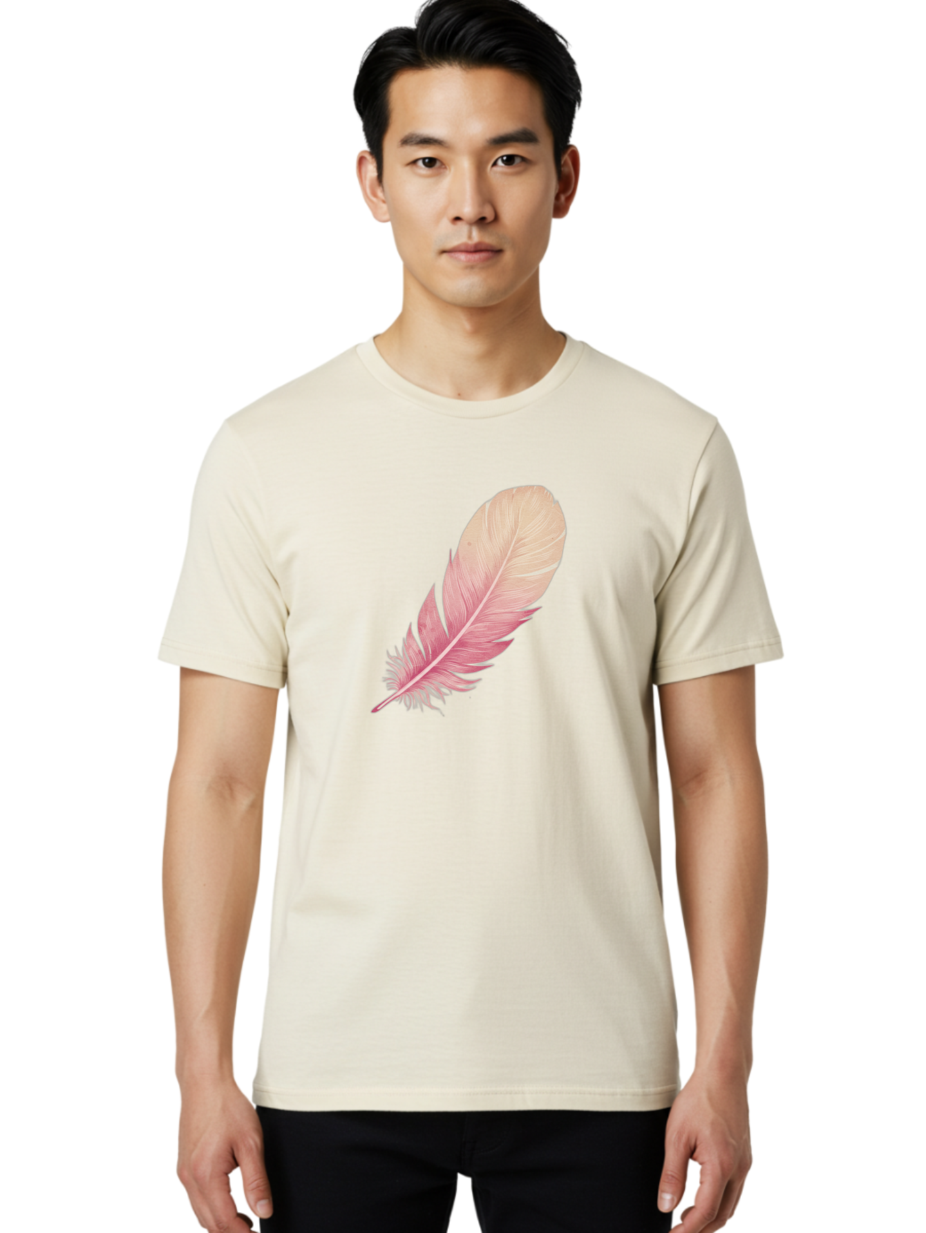Pink-Feather Men'S Graphic Tee, 100% Cotton, Comfortable Casual Summer Wear, Machine Washable, Vintage Camera, Old Camera, Antique Camera, Black Camera, Classic Photography, Photography Equipment, Nostalgic Device, Film Camera, Camera Art Baj174 17