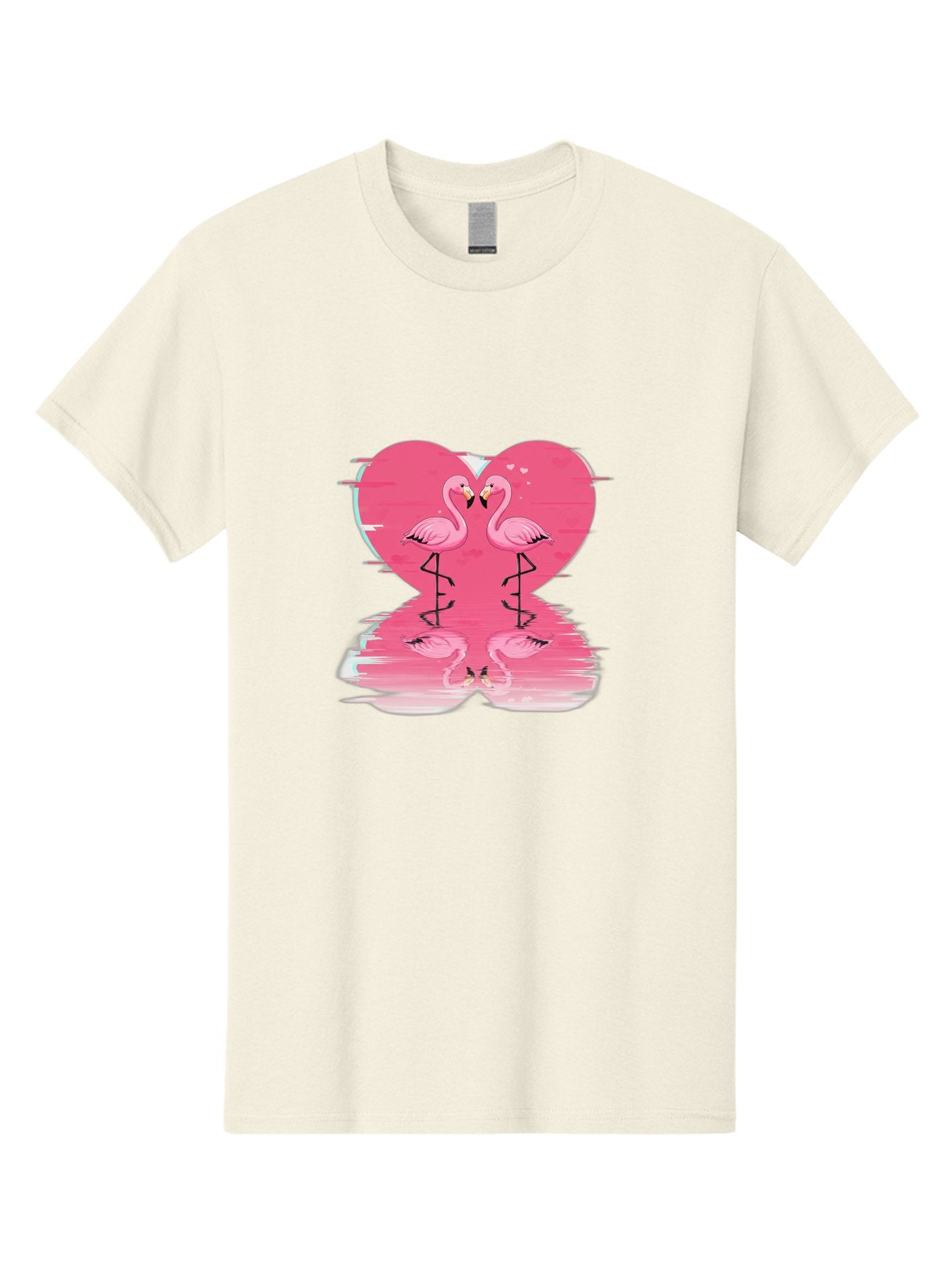 Pink-Flamingos-Heart-1 Men'S Graphic Tee, 100% Cotton, Comfortable Casual Summer Wear, Machine Washable, Vintage Camera, Old Camera, Antique Camera, Black Camera, Classic Photography, Photography Equipment, Nostalgic Device, Film Camera, Baj185 12
