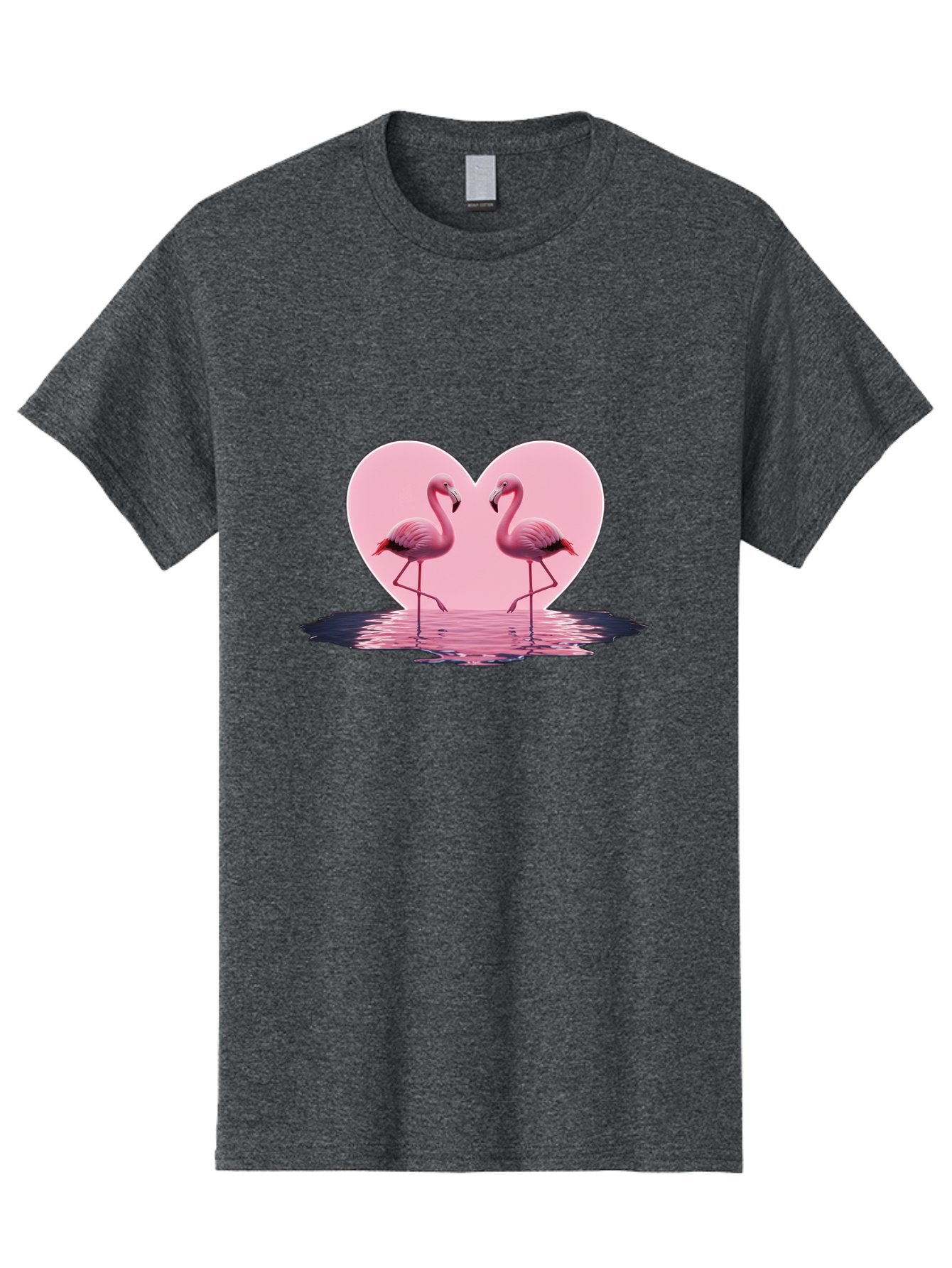 Pink-Flamingos-Heart-2 Men'S Graphic Tee, 100% Cotton, Comfortable Casual Summer Wear, Machine Washable, Vintage Camera, Old Camera, Antique Camera, Black Camera, Classic Photography, Photography Equipment, Nostalgic Device, Film Camera, Baj186 10