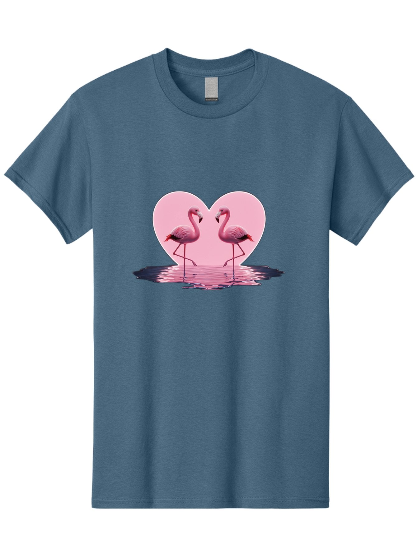 Pink-Flamingos-Heart-2 Men'S Graphic Tee, 100% Cotton, Comfortable Casual Summer Wear, Machine Washable, Vintage Camera, Old Camera, Antique Camera, Black Camera, Classic Photography, Photography Equipment, Nostalgic Device, Film Camera, Baj186