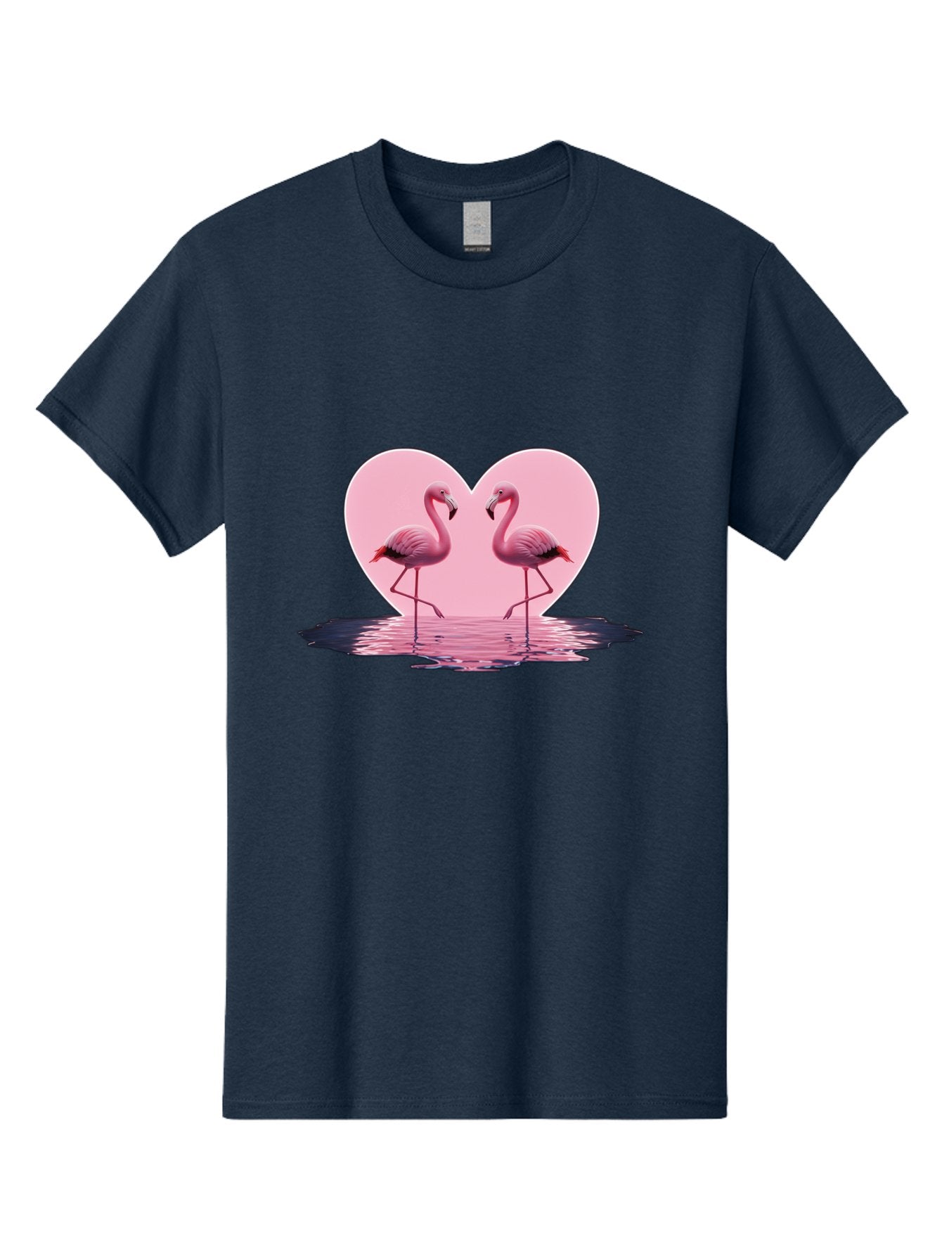 Pink-Flamingos-Heart-2 Men'S Graphic Tee, 100% Cotton, Comfortable Casual Summer Wear, Machine Washable, Vintage Camera, Old Camera, Antique Camera, Black Camera, Classic Photography, Photography Equipment, Nostalgic Device, Film Camera, Baj186 9