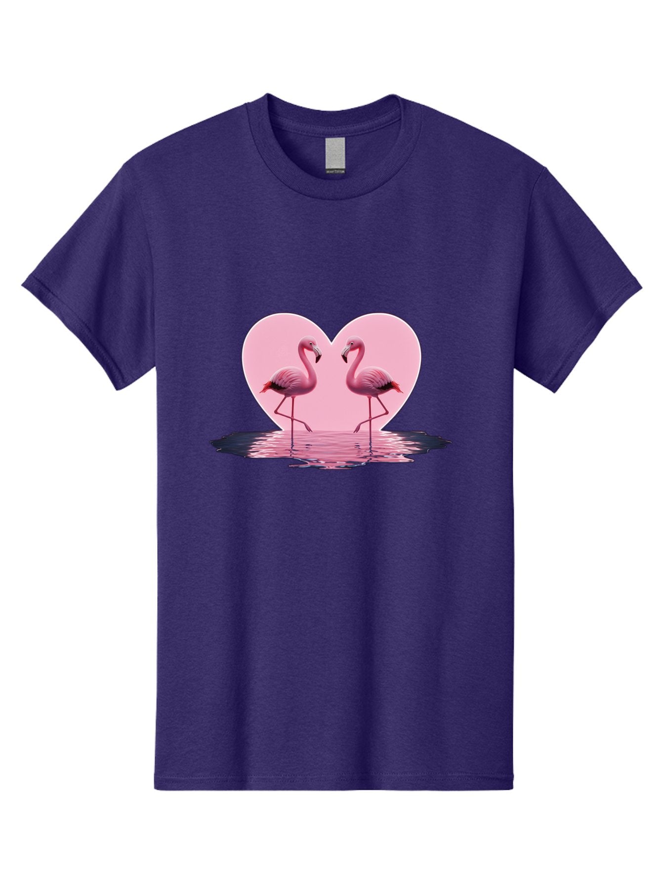 Pink-Flamingos-Heart-2 Men'S Graphic Tee, 100% Cotton, Comfortable Casual Summer Wear, Machine Washable, Vintage Camera, Old Camera, Antique Camera, Black Camera, Classic Photography, Photography Equipment, Nostalgic Device, Film Camera, Baj186 15