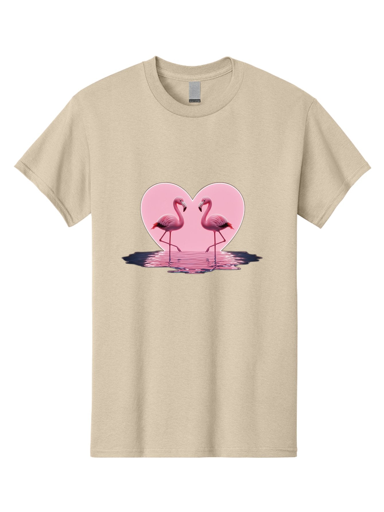 Pink-Flamingos-Heart-2 Men'S Graphic Tee, 100% Cotton, Comfortable Casual Summer Wear, Machine Washable, Vintage Camera, Old Camera, Antique Camera, Black Camera, Classic Photography, Photography Equipment, Nostalgic Device, Film Camera, Baj186 6