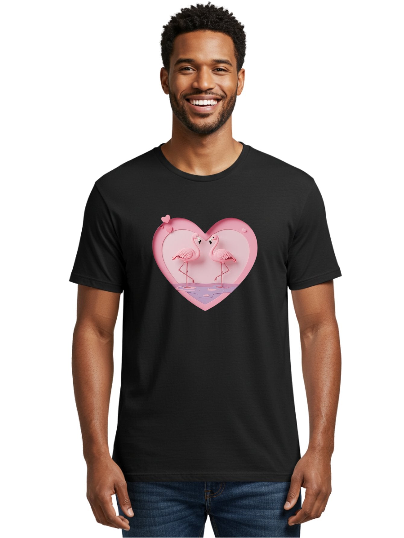 Pink-Flamingos-Heart Men'S Graphic Tee, 100% Cotton, Comfortable Casual Summer Wear, Machine Washable, Vintage Camera, Old Camera, Antique Camera, Black Camera, Classic Photography, Photography Equipment, Nostalgic Device, Film Camera, Baj187 29