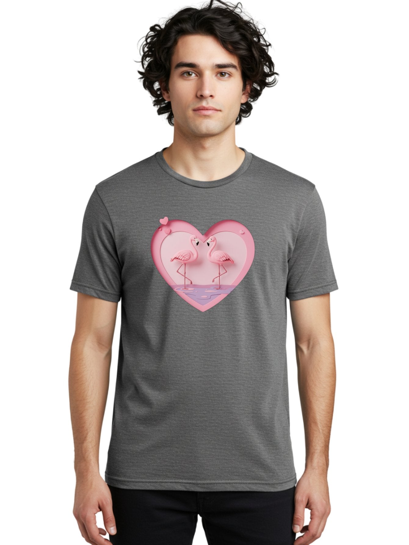 Pink-Flamingos-Heart Men'S Graphic Tee, 100% Cotton, Comfortable Casual Summer Wear, Machine Washable, Vintage Camera, Old Camera, Antique Camera, Black Camera, Classic Photography, Photography Equipment, Nostalgic Device, Film Camera, Baj187 22