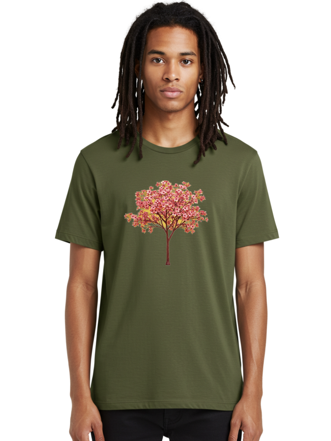 Pink-Flowering-Tree Men'S Graphic Tee, 100% Cotton, Comfortable Casual Summer Wear, Machine Washable, Vintage Camera, Old Camera, Antique Camera, Black Camera, Classic Photography, Photography Equipment, Nostalgic Device, Film Camera, Baj189 20
