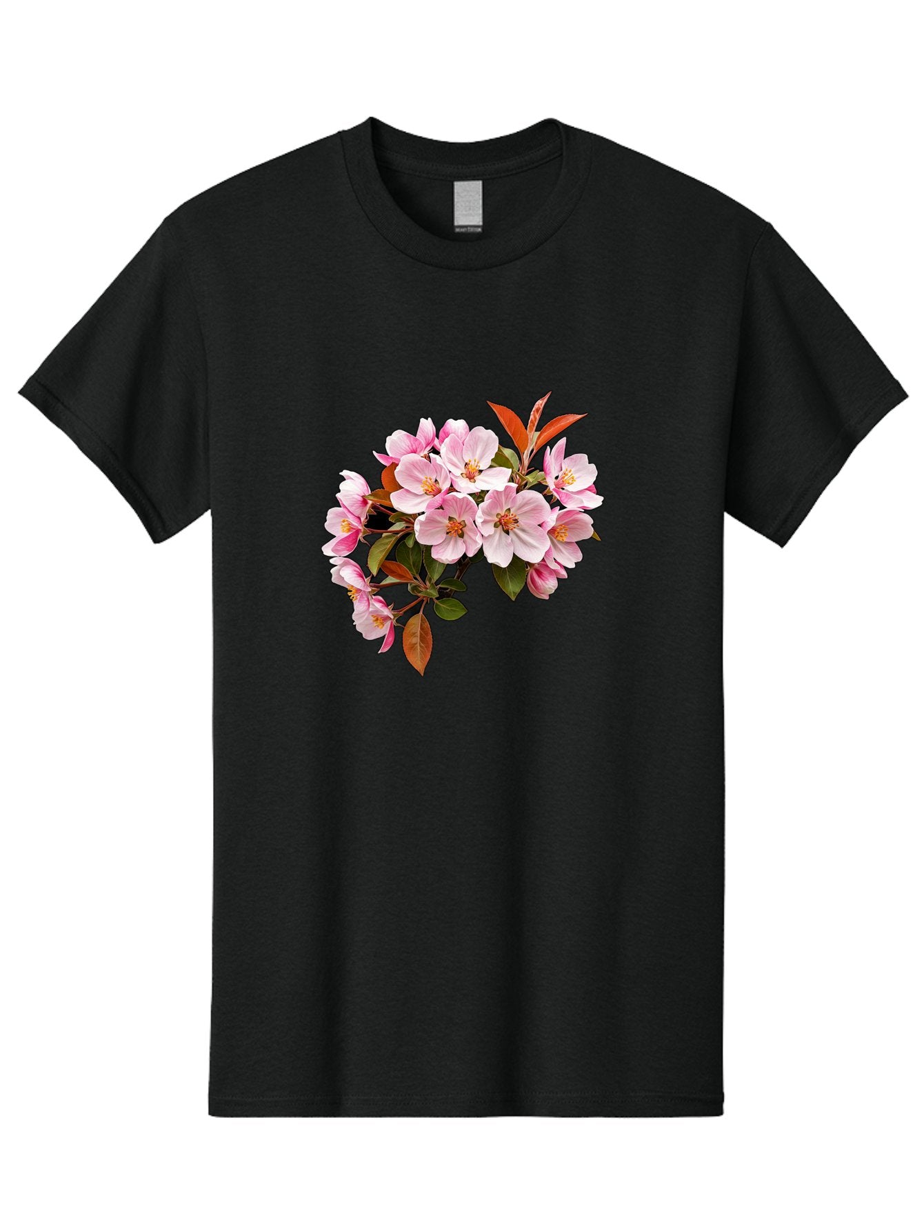 Pink-Flowers-2 Men'S Graphic Tee, 100% Cotton, Comfortable Casual Summer Wear, Machine Washable, Vintage Camera, Old Camera, Antique Camera, Black Camera, Classic Photography, Photography Equipment, Nostalgic Device, Film Camera, Camera Art Baj191 3