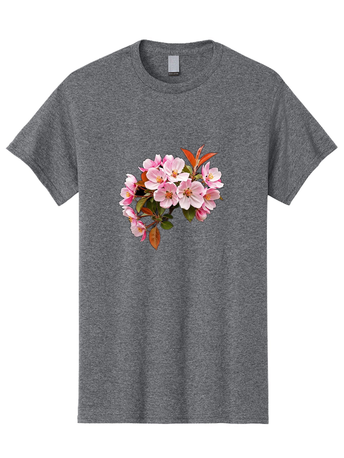 Pink-Flowers-2 Men'S Graphic Tee, 100% Cotton, Comfortable Casual Summer Wear, Machine Washable, Vintage Camera, Old Camera, Antique Camera, Black Camera, Classic Photography, Photography Equipment, Nostalgic Device, Film Camera, Camera Art Baj191 8