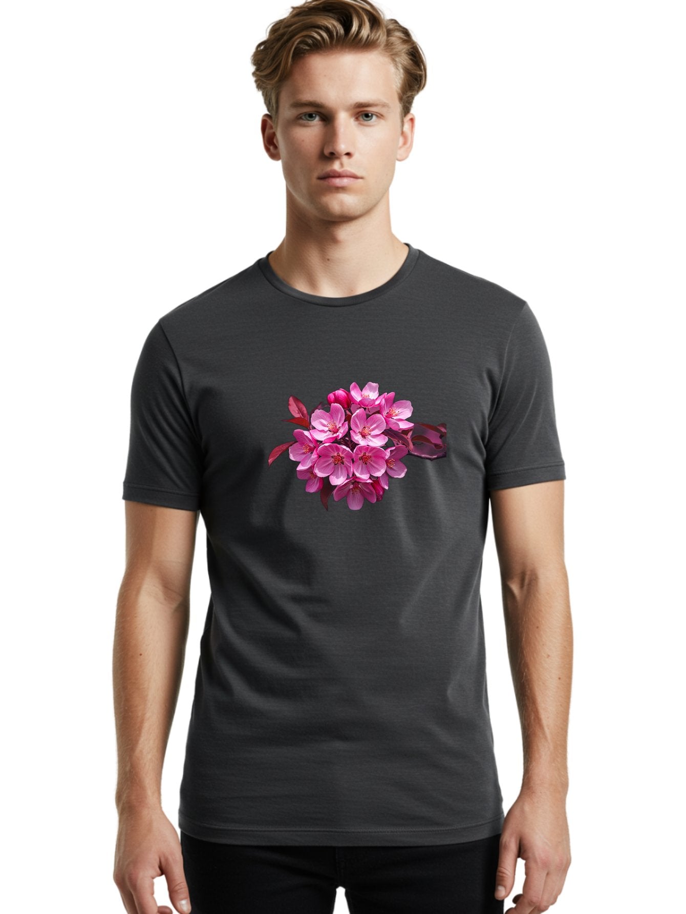 Pink-Flowers Men'S Graphic Tee, 100% Cotton, Comfortable Casual Summer Wear, Machine Washable, Vintage Camera, Old Camera, Antique Camera, Black Camera, Classic Photography, Photography Equipment, Nostalgic Device, Film Camera, Camera Art Baj193 29