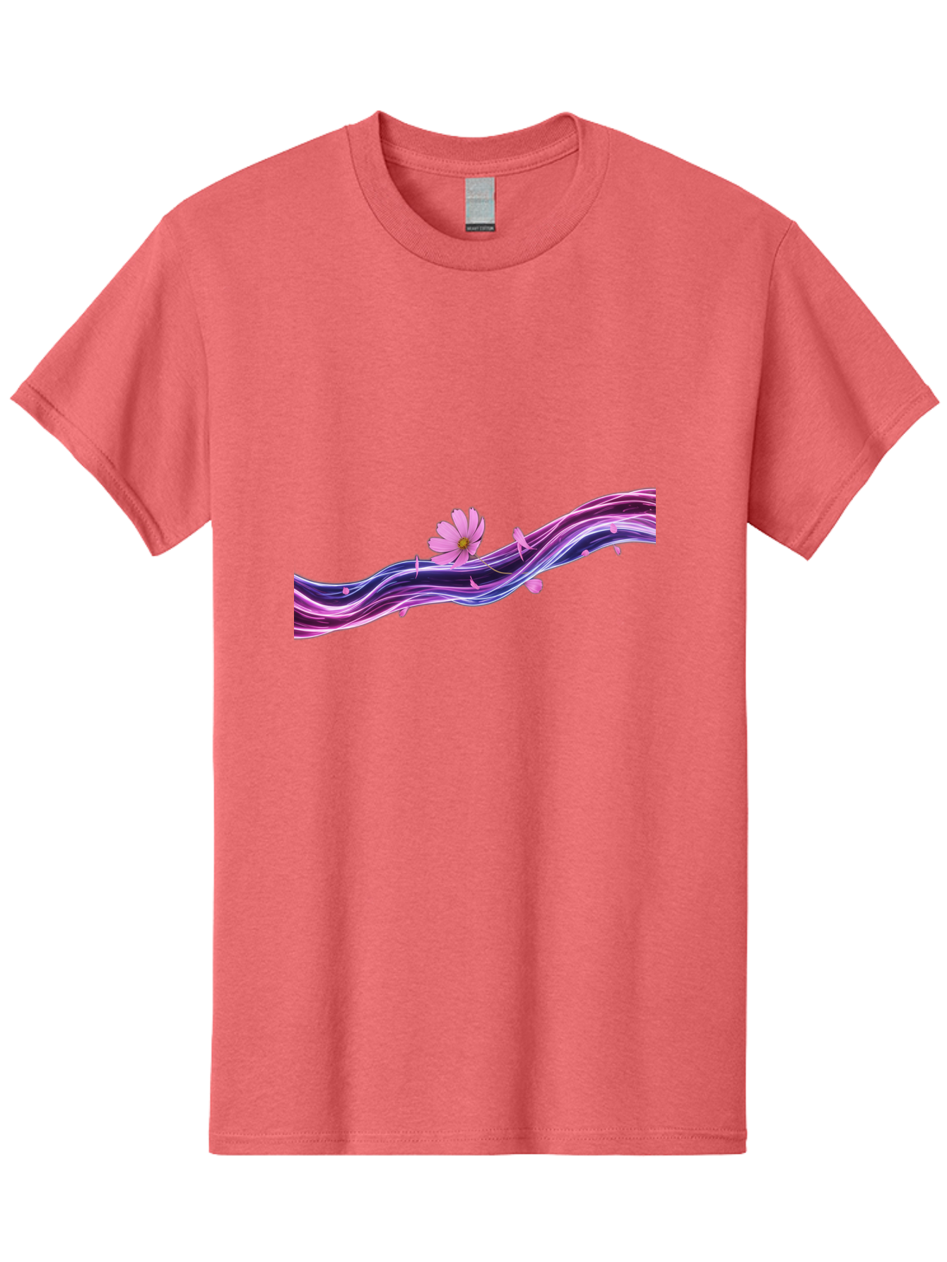 Pink-Fluid-Flower Men'S Graphic Tee, 100% Cotton, Comfortable Casual Summer Wear, Machine Washable, Vintage Camera, Old Camera, Antique Camera, Black Camera, Classic Photography, Photography Equipment, Nostalgic Device, Film Camera, Camera Art Baj194 5