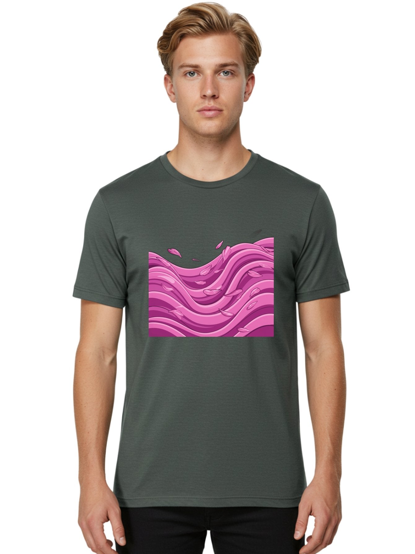 Pink-Waves Men'S Graphic Tee, 100% Cotton, Comfortable Casual Summer Wear, Machine Washable, Vintage Camera, Old Camera, Antique Camera, Black Camera, Classic Photography, Photography Equipment, Nostalgic Device, Film Camera, Camera Art Baj197 28