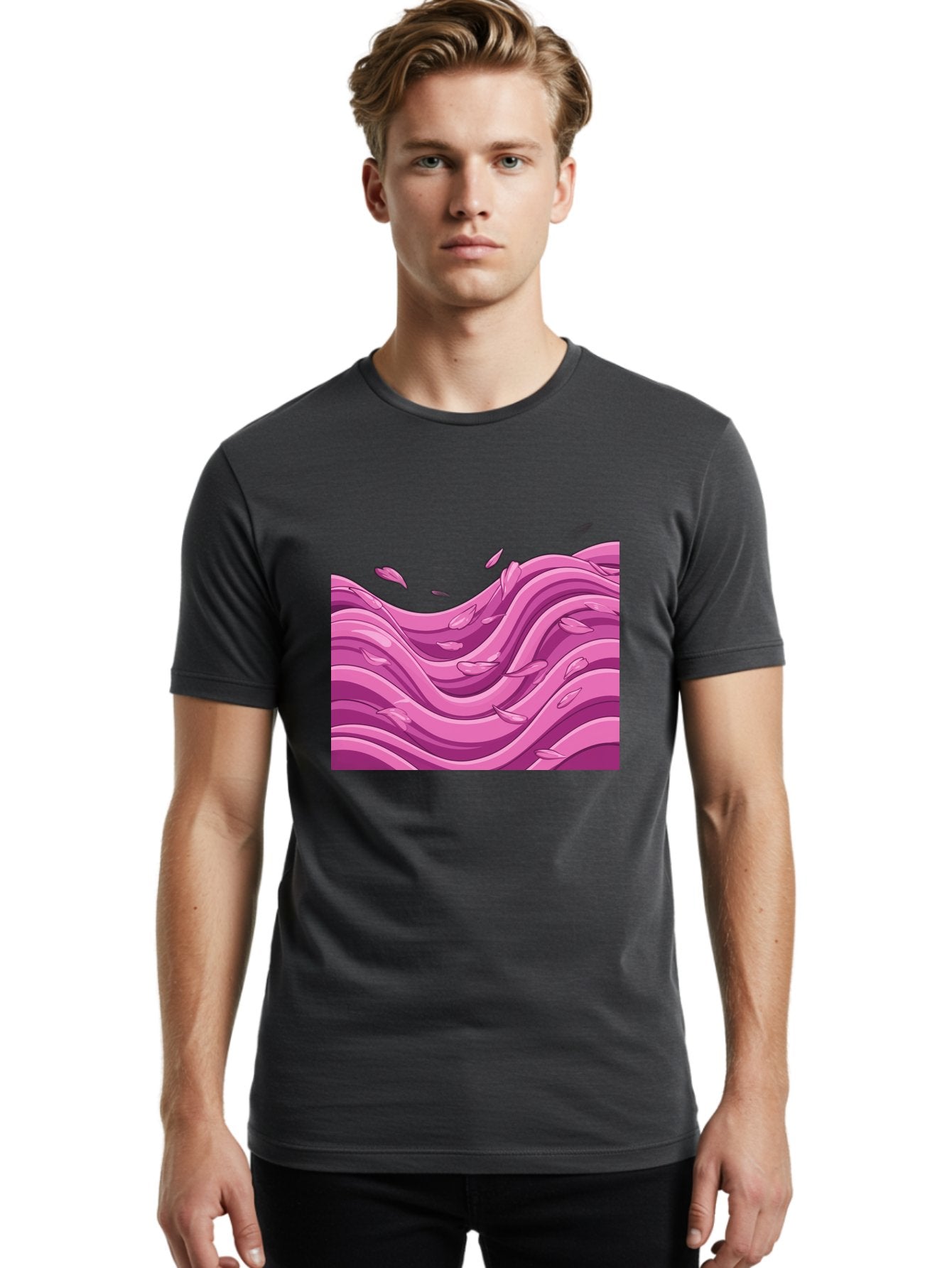 Pink-Waves Men'S Graphic Tee, 100% Cotton, Comfortable Casual Summer Wear, Machine Washable, Vintage Camera, Old Camera, Antique Camera, Black Camera, Classic Photography, Photography Equipment, Nostalgic Device, Film Camera, Camera Art Baj197 18