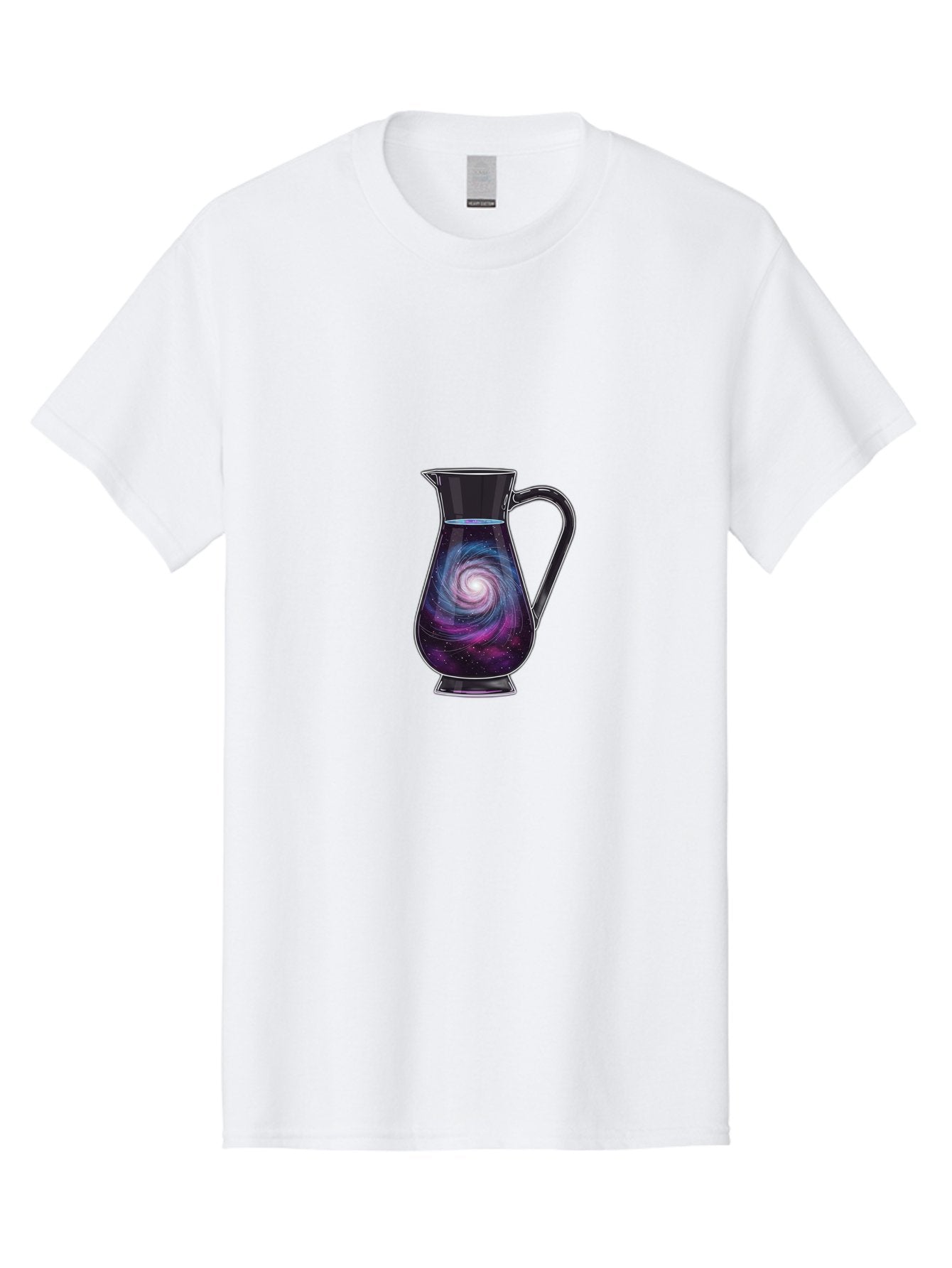 Pitcher-With-Galaxy Men'S Graphic Tee, 100% Cotton, Comfortable Casual Summer Wear, Machine Washable, Vintage Camera, Old Camera, Antique Camera, Black Camera, Classic Photography, Photography Equipment, Nostalgic Device, Film Camera, Baj198 9