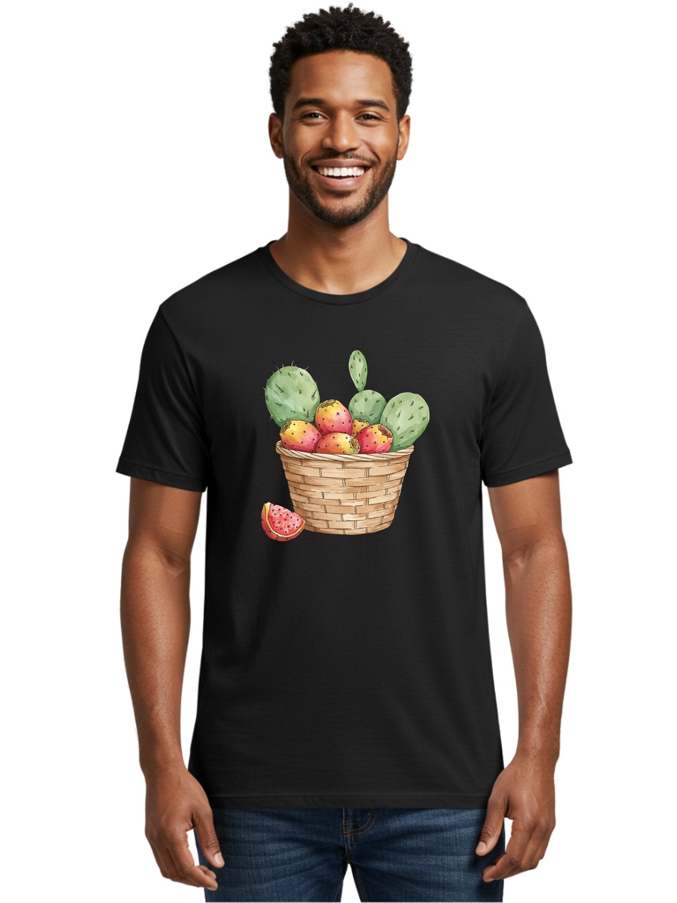 Prickly-Pears-Basket Men'S Graphic Tee, 100% Cotton, Comfortable Casual Summer Wear, Machine Washable, Vintage Camera, Old Camera, Antique Camera, Black Camera, Classic Photography, Photography Equipment, Nostalgic Device, Film Camera, Baj200 21