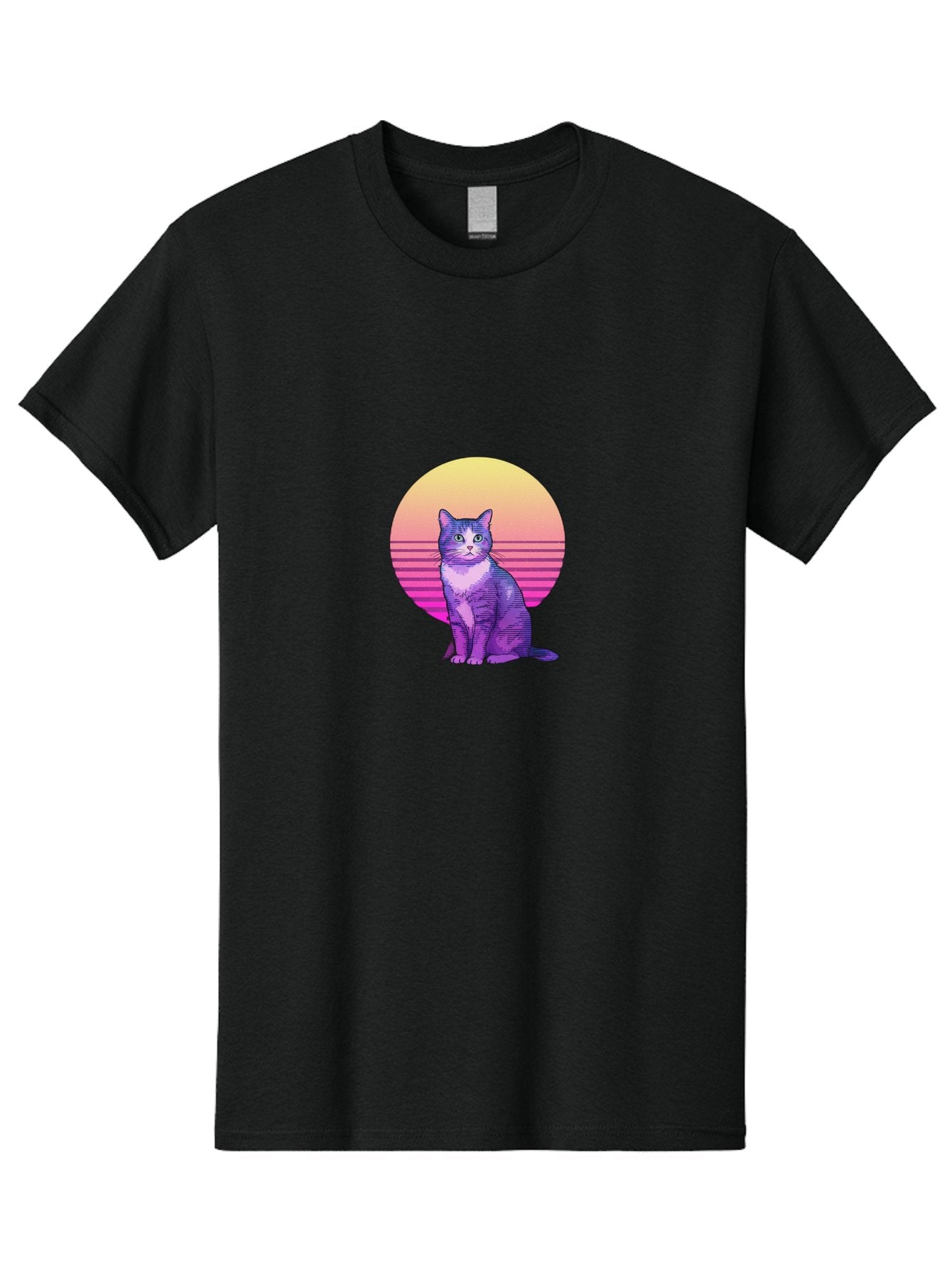 Purple-Cat Men'S Graphic Tee, 100% Cotton, Comfortable Casual Summer Wear, Machine Washable, Vintage Camera, Old Camera, Antique Camera, Black Camera, Classic Photography, Photography Equipment, Nostalgic Device, Film Camera, Camera Art Baj201