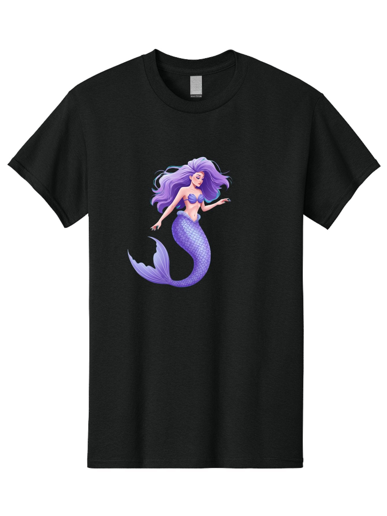 Purple-Mermaid-2 Men'S Graphic Tee, 100% Cotton, Comfortable Casual Summer Wear, Machine Washable, Vintage Camera, Old Camera, Antique Camera, Black Camera, Classic Photography, Photography Equipment, Nostalgic Device, Film Camera, Camera Art Baj204 12