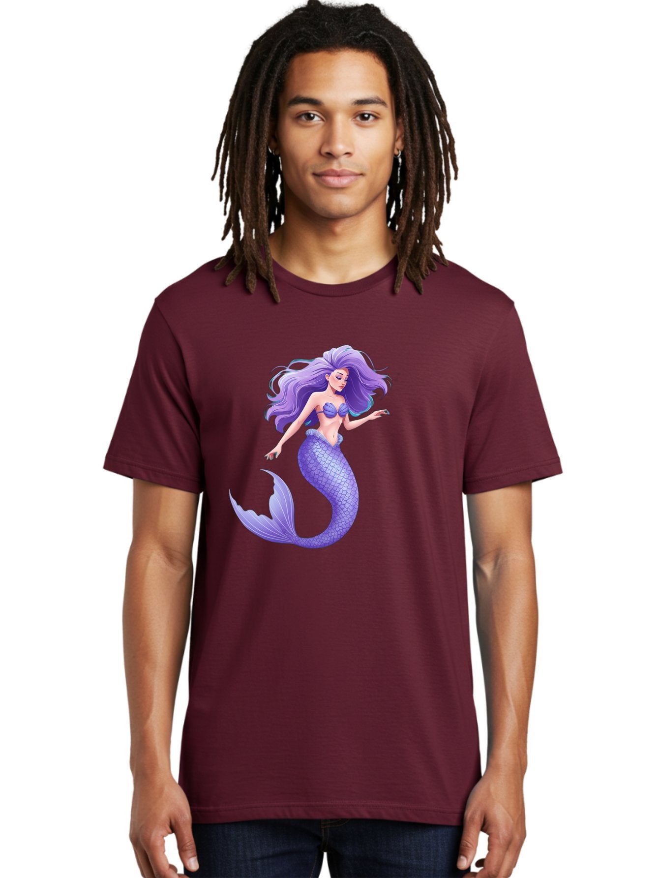 Purple-Mermaid-2 Men'S Graphic Tee, 100% Cotton, Comfortable Casual Summer Wear, Machine Washable, Vintage Camera, Old Camera, Antique Camera, Black Camera, Classic Photography, Photography Equipment, Nostalgic Device, Film Camera, Camera Art Baj204 29