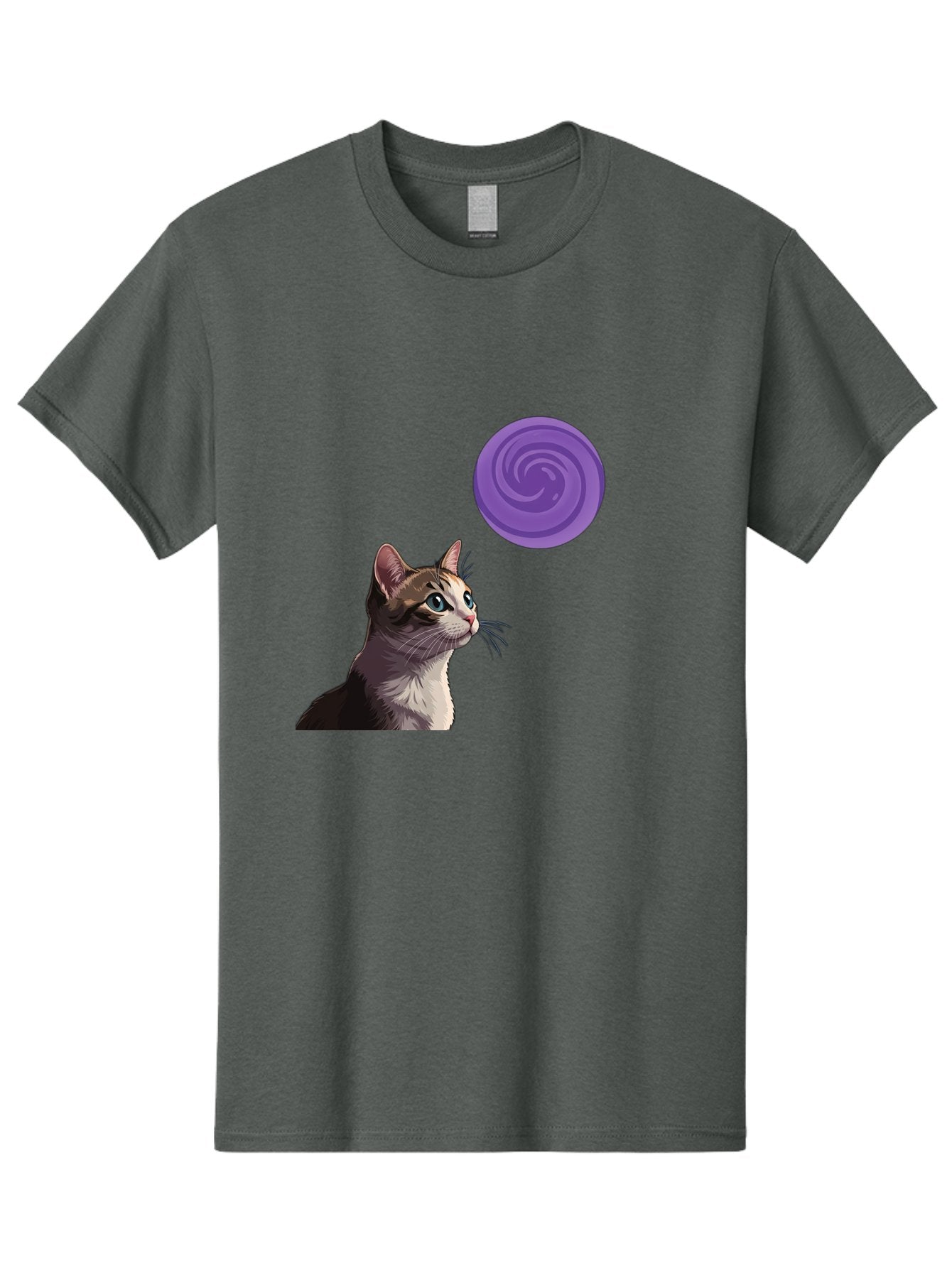 Purple-Swirl-Cat Men'S Graphic Tee, 100% Cotton, Comfortable Casual Summer Wear, Machine Washable, Vintage Camera, Old Camera, Antique Camera, Black Camera, Classic Photography, Photography Equipment, Nostalgic Device, Film Camera, Camera Art Baj207 7
